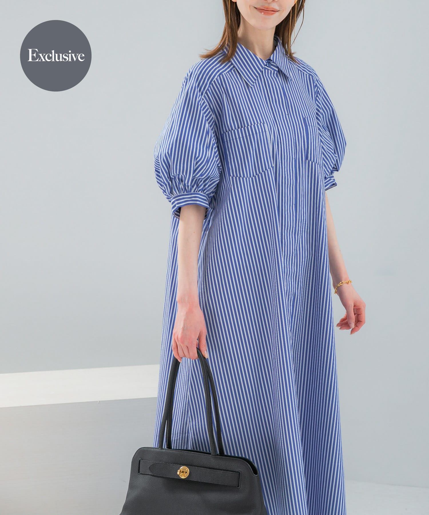 『別注』ELENDEEK×ROSSO　RELAXY SHIRT ONE-PIECE