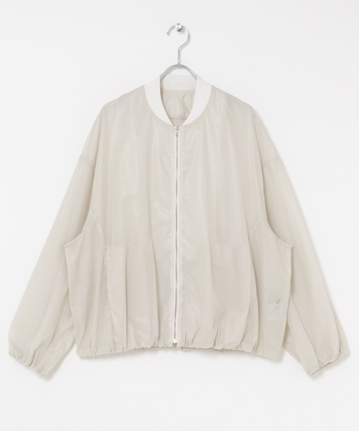 CHIGNON　シアーチンツブルゾン ECRU Free