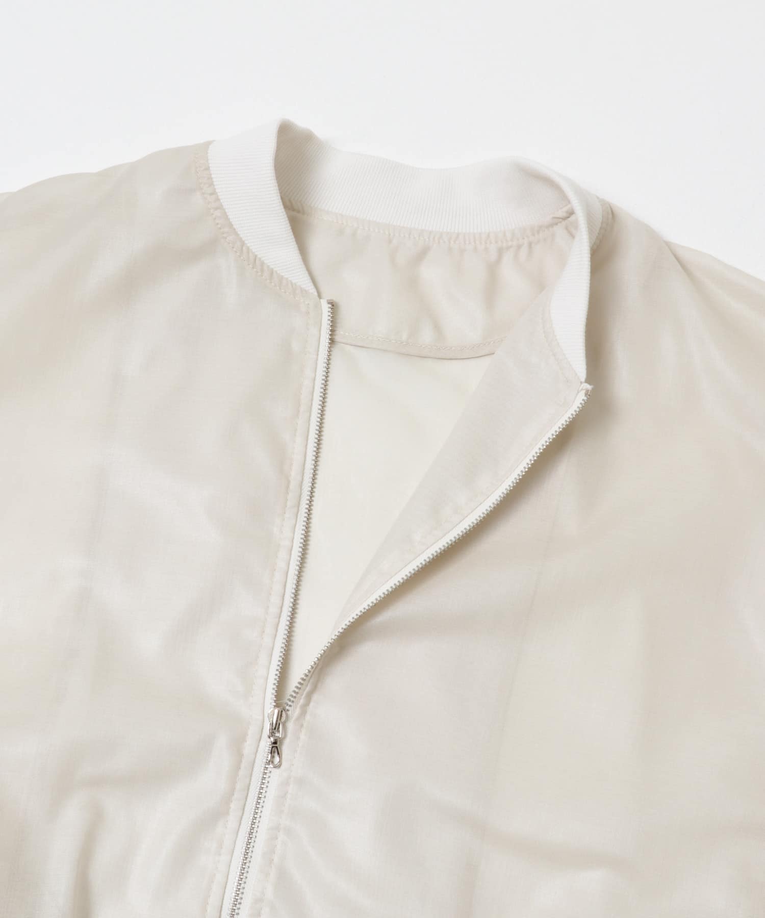 CHIGNON　シアーチンツブルゾン ECRU Free