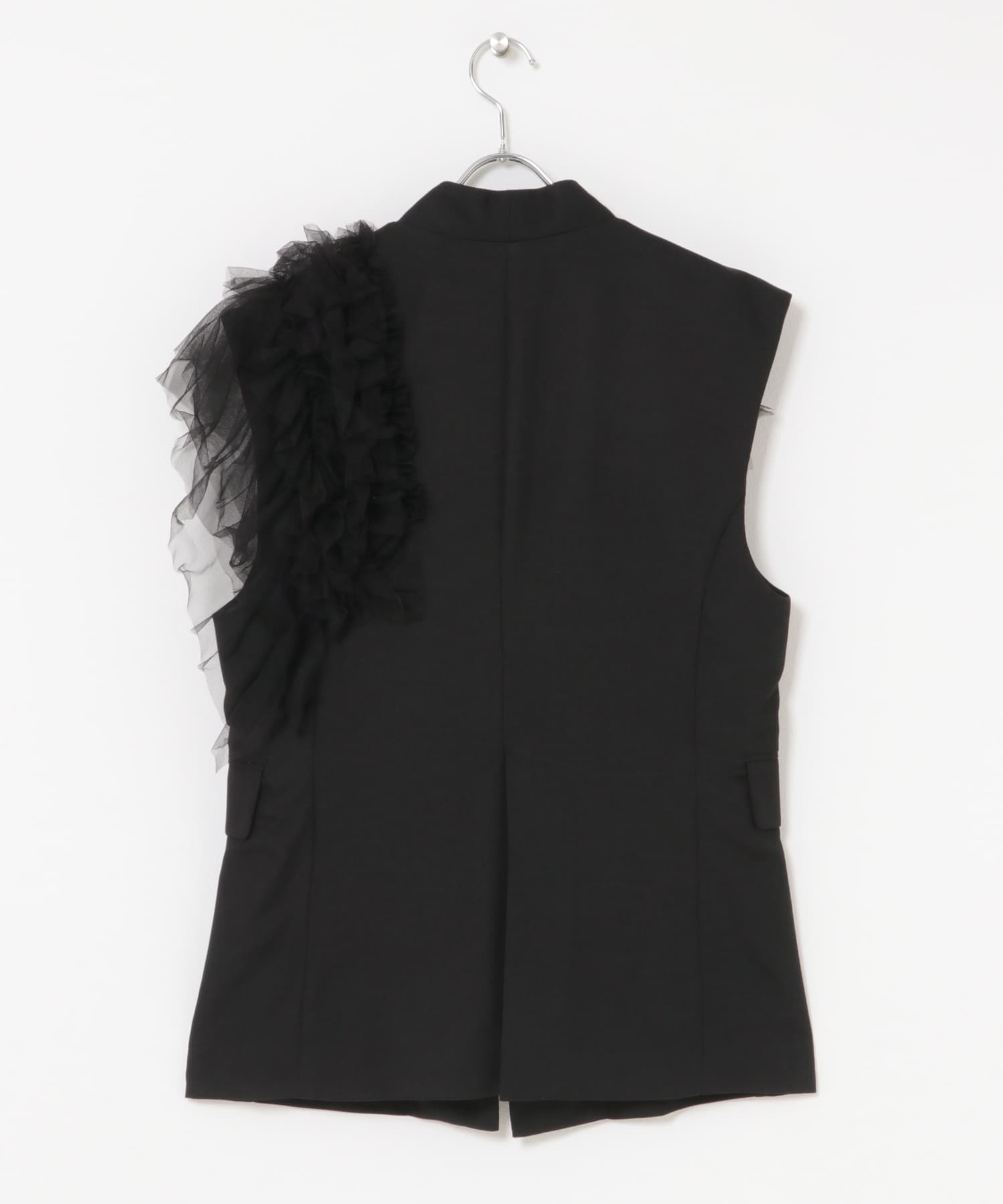 Mewl　チュールフリルベスト BLACK Free