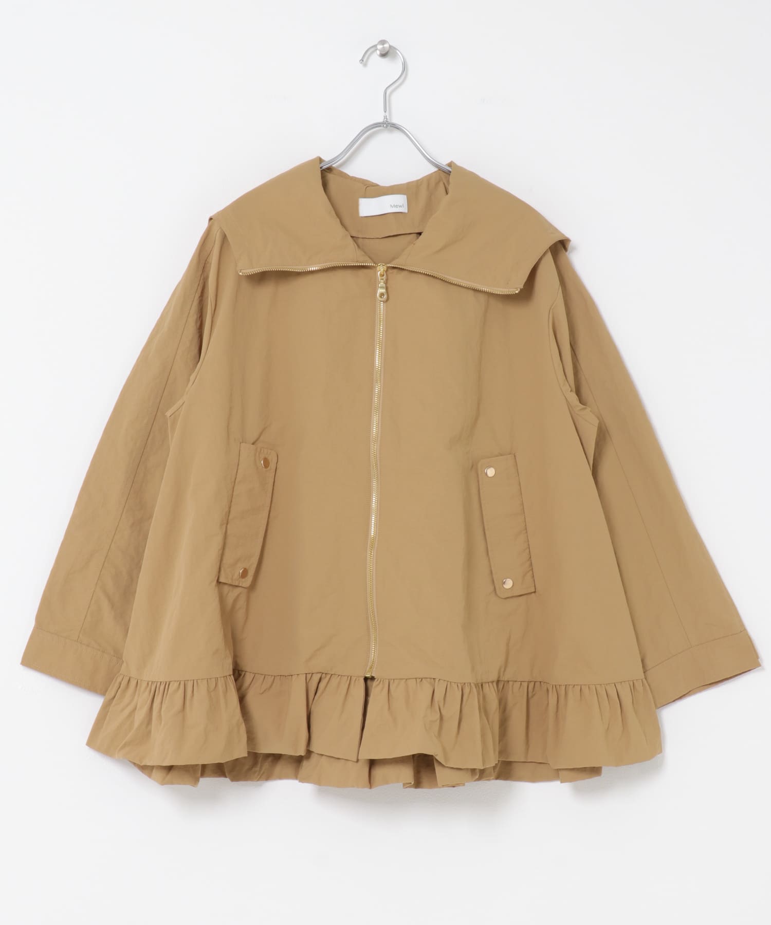 Mewl　フリルマウンテンパーカー BEIGE Free
