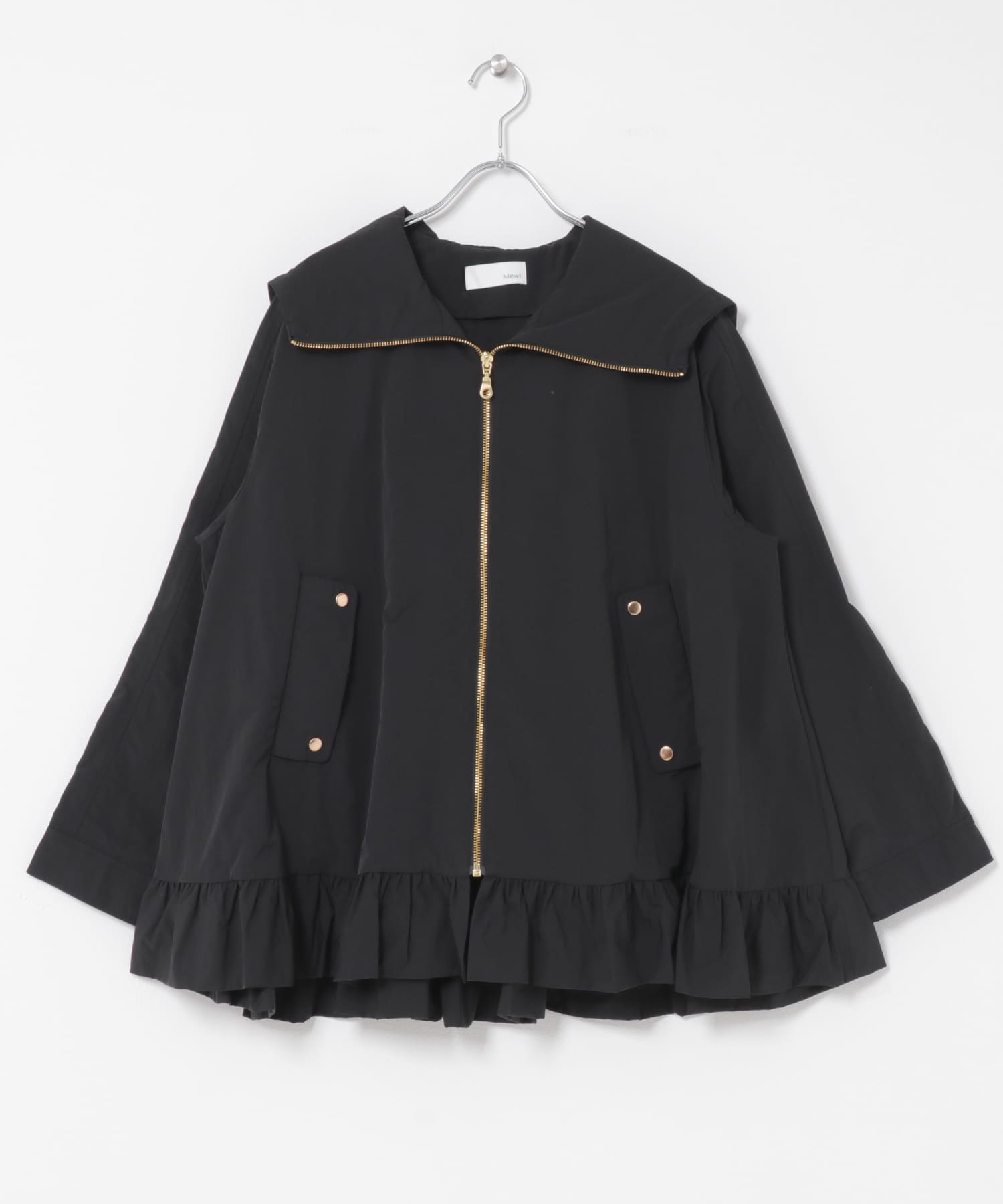 Mewl　フリルマウンテンパーカー BLACK Free