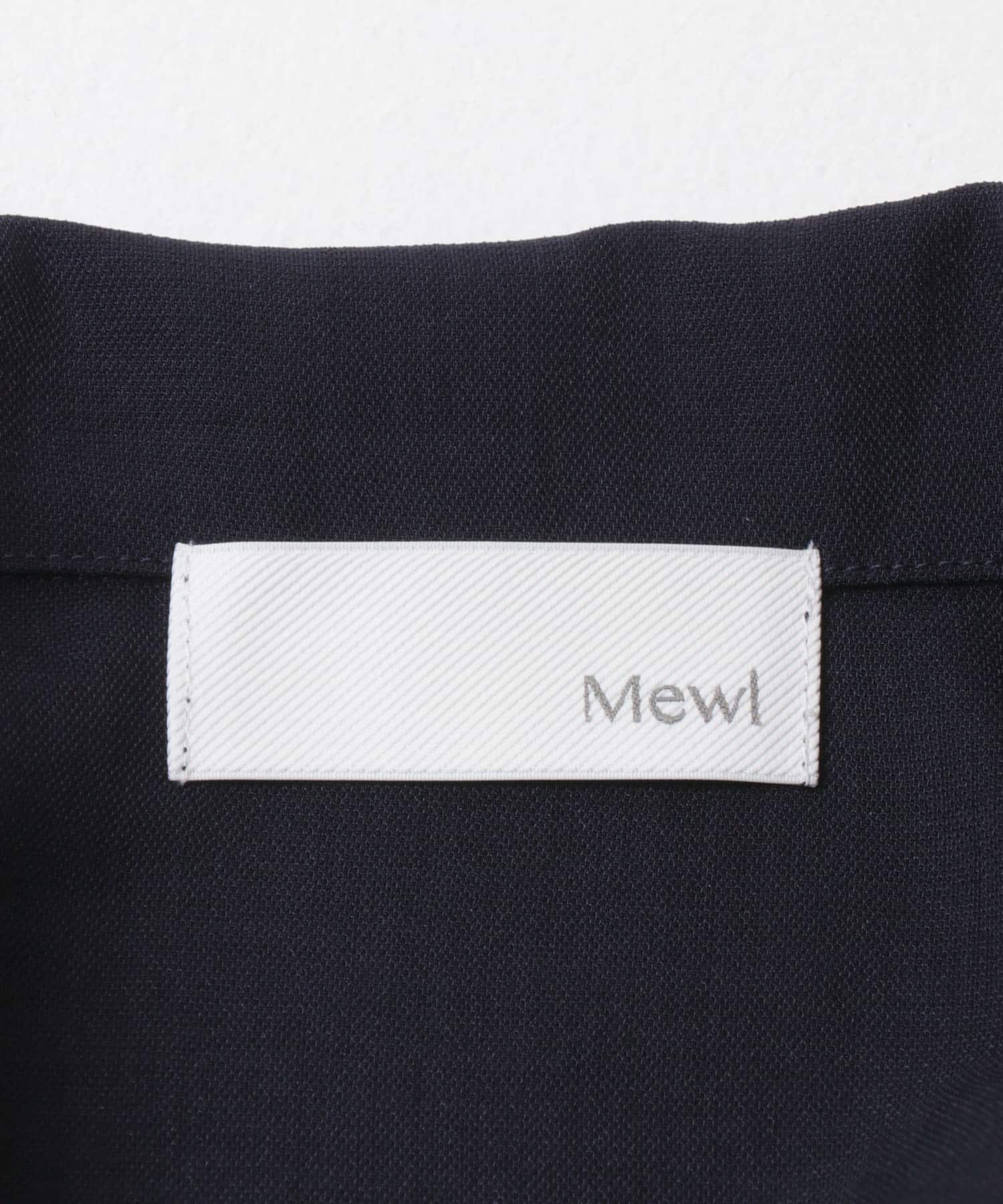 Mewl　シアーテーラードシャツジャケット NAVY Free