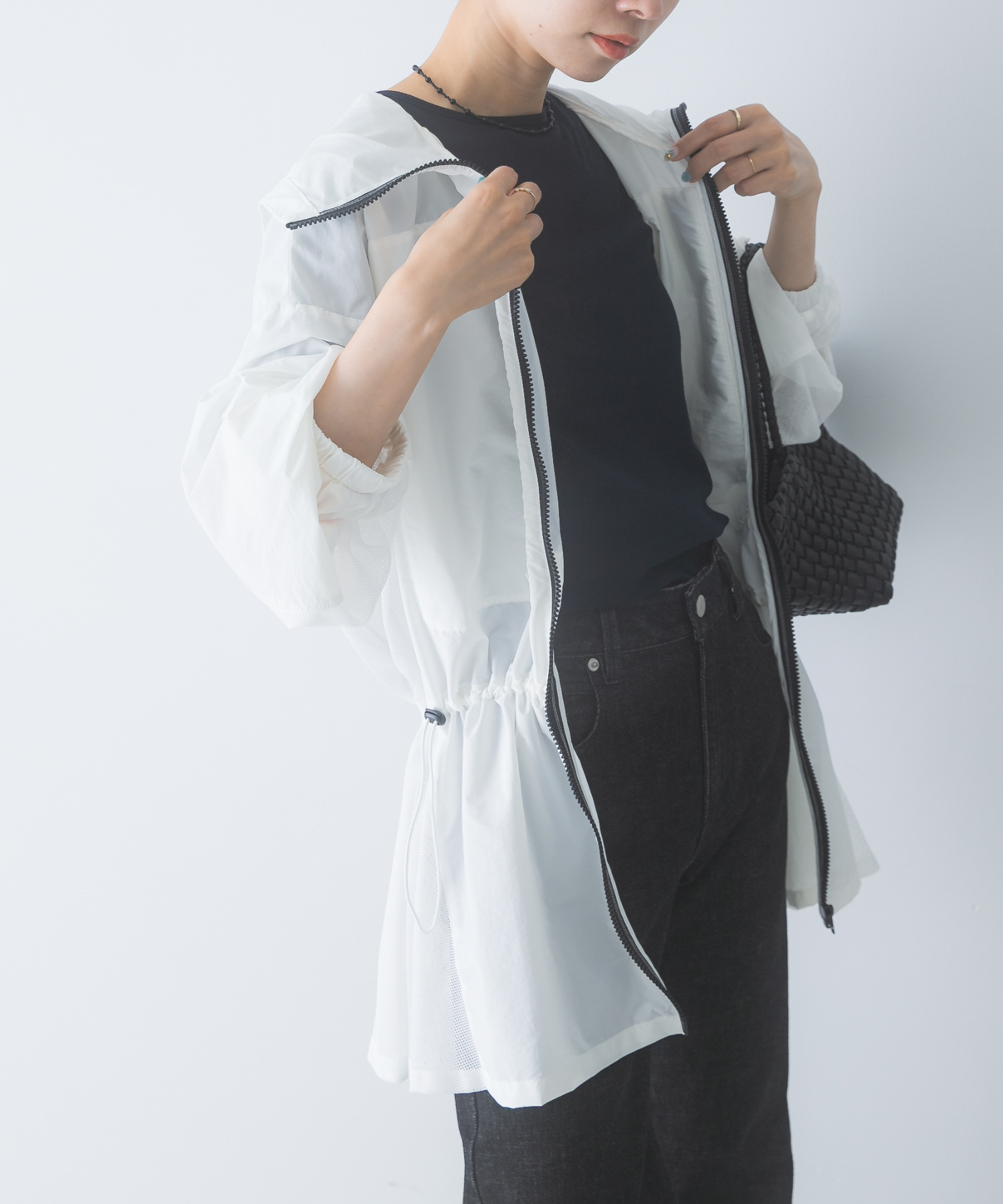Mewl　シアーUVカットパーカー