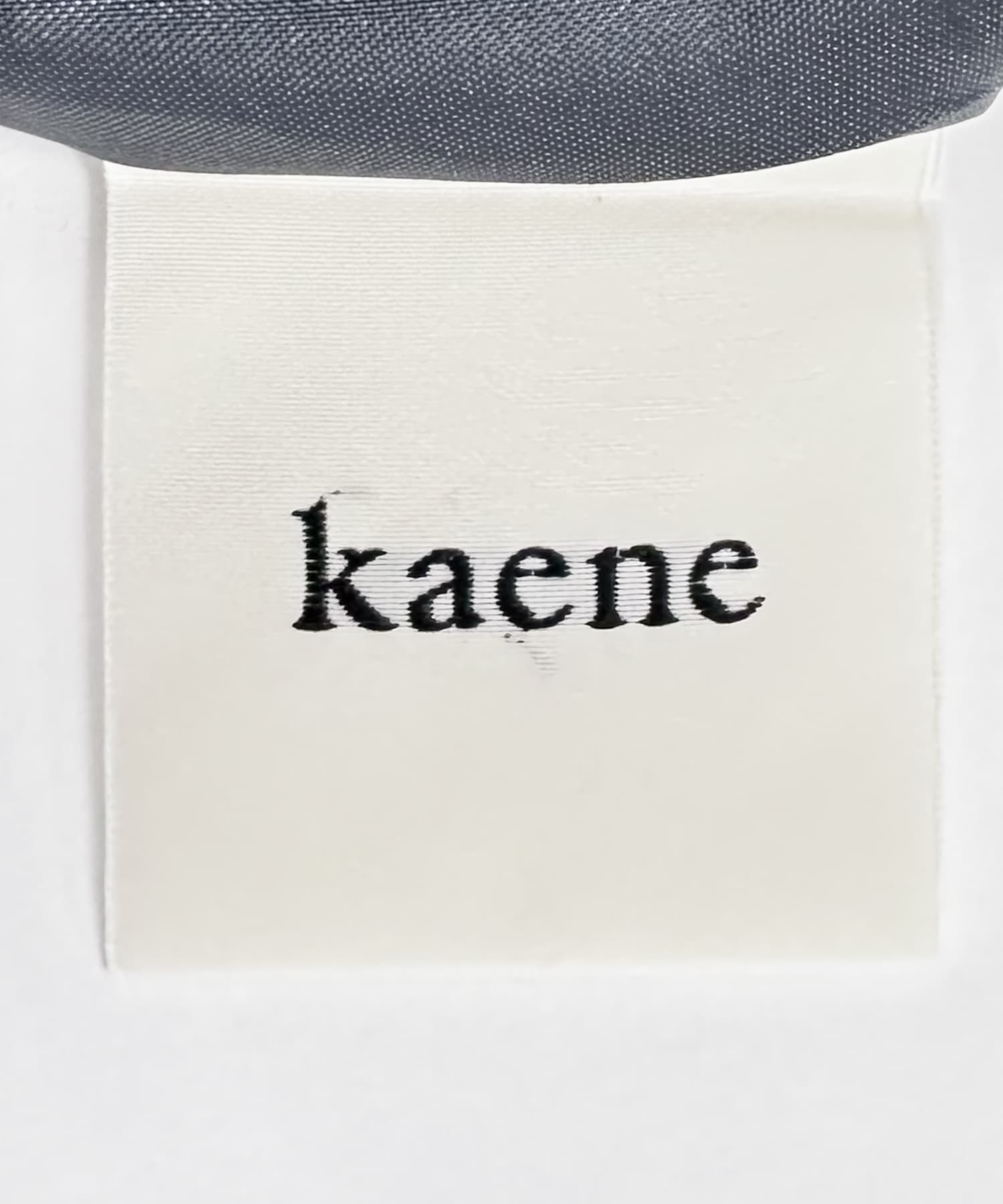 kaene　レイヤードペプラムドレス blue gray S