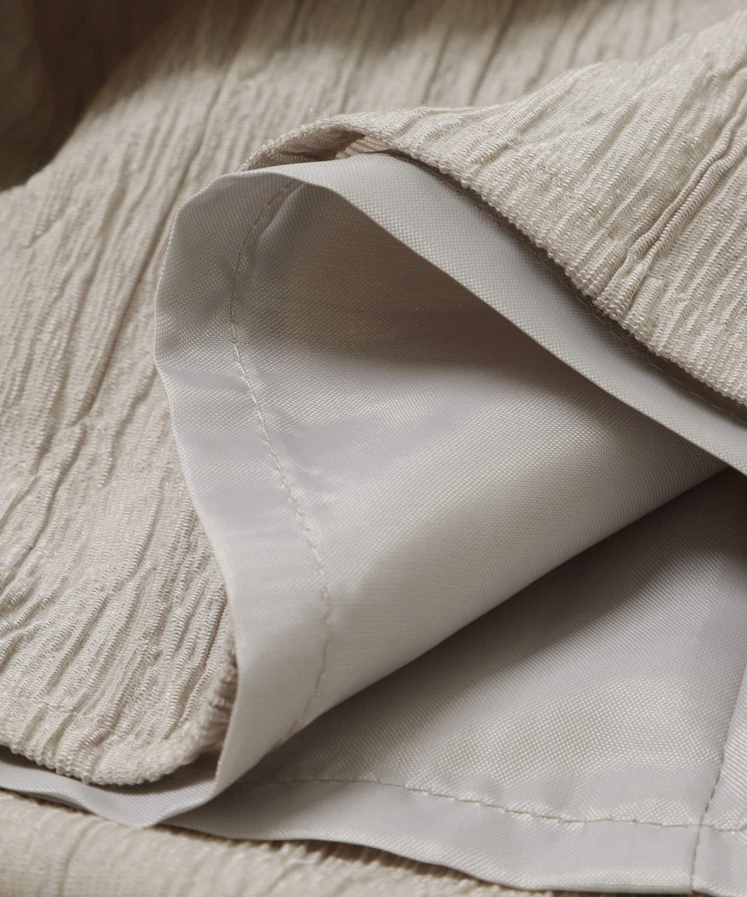 kaene　レイヤードペプラムドレス light gray S