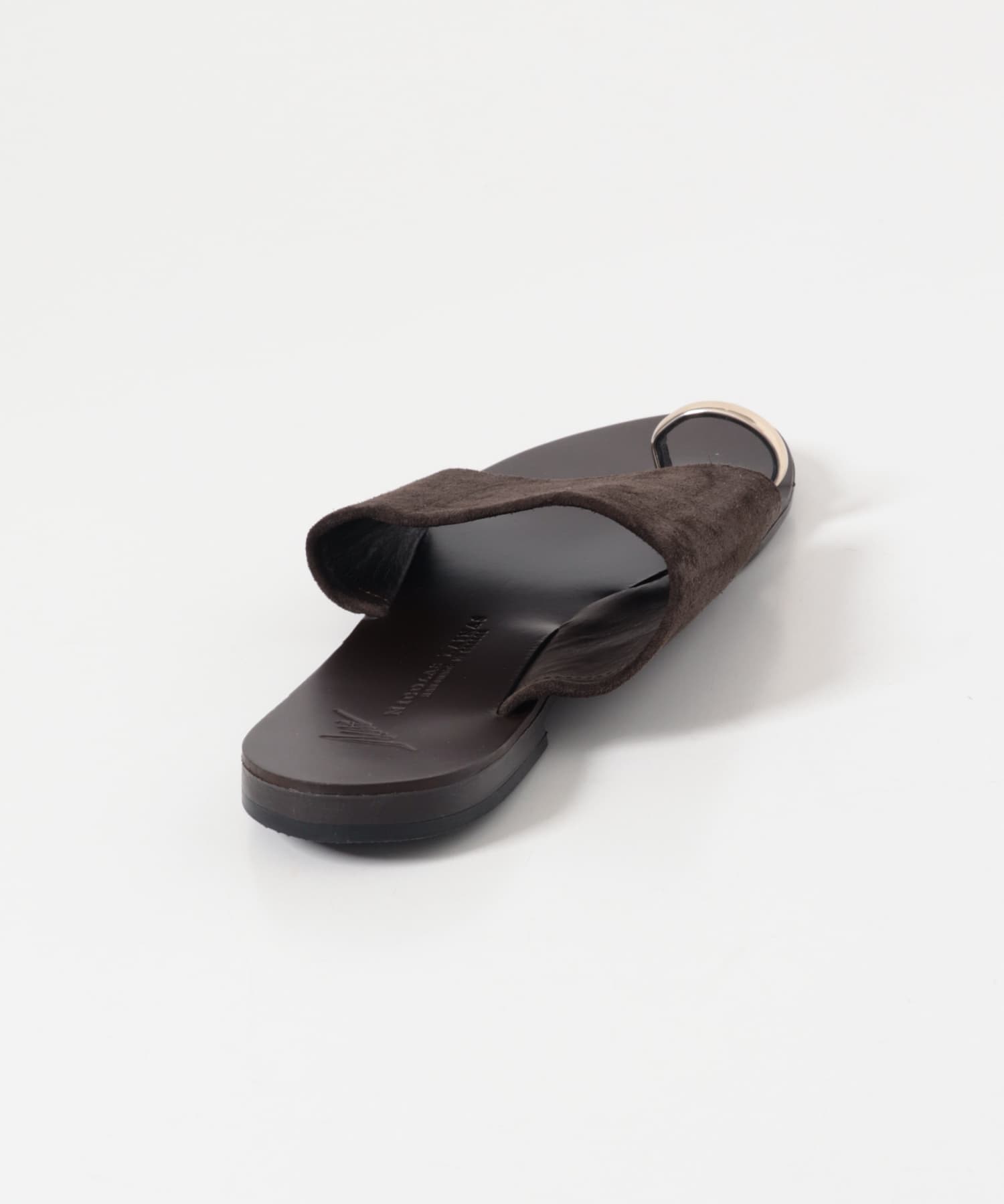 NICOLAS LAINAS　ゴールドポイントサンダル GOLDDKBRN 36