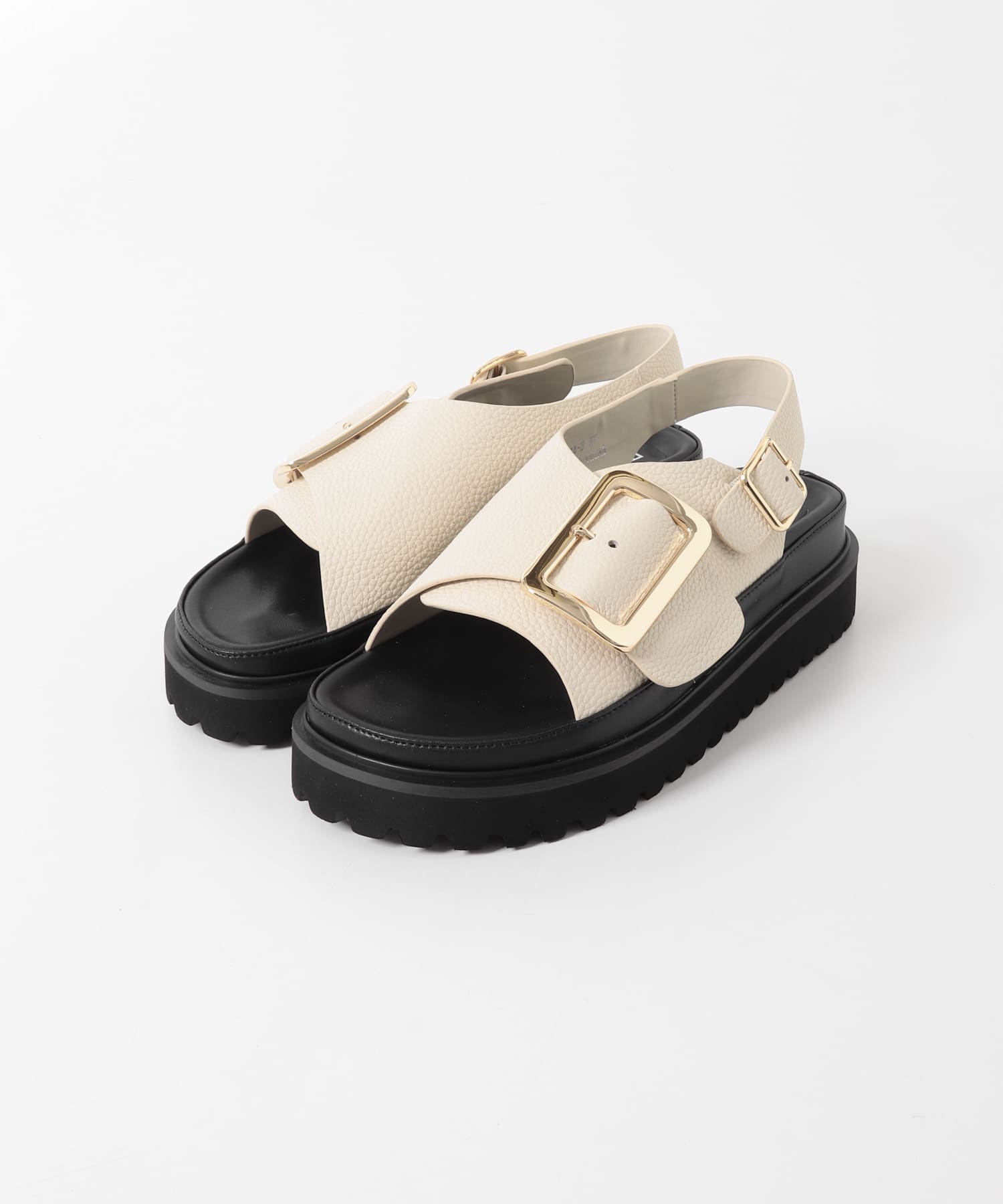 mohi　バックルサンダル