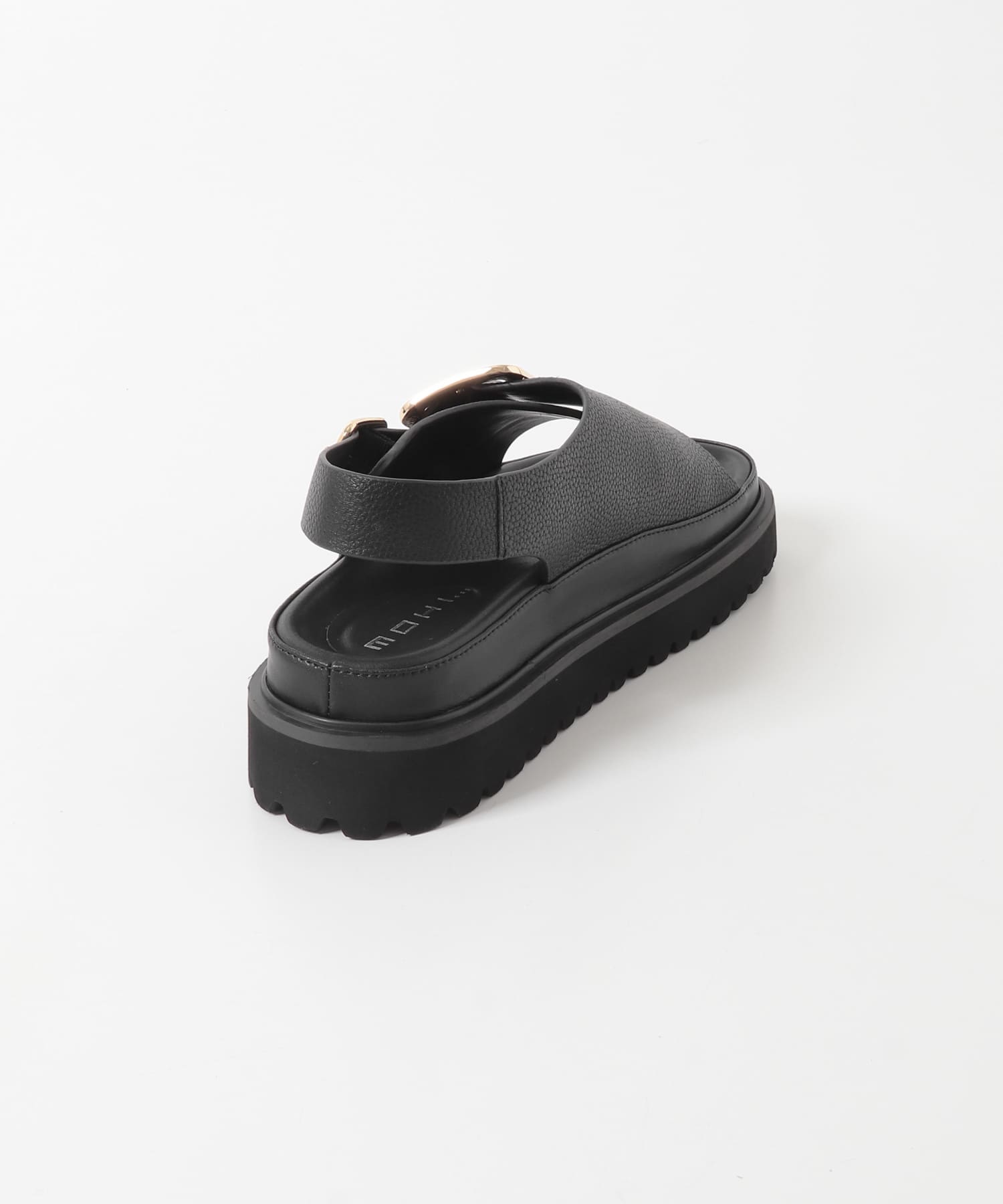 mohi　バックルサンダル NEGRO 36