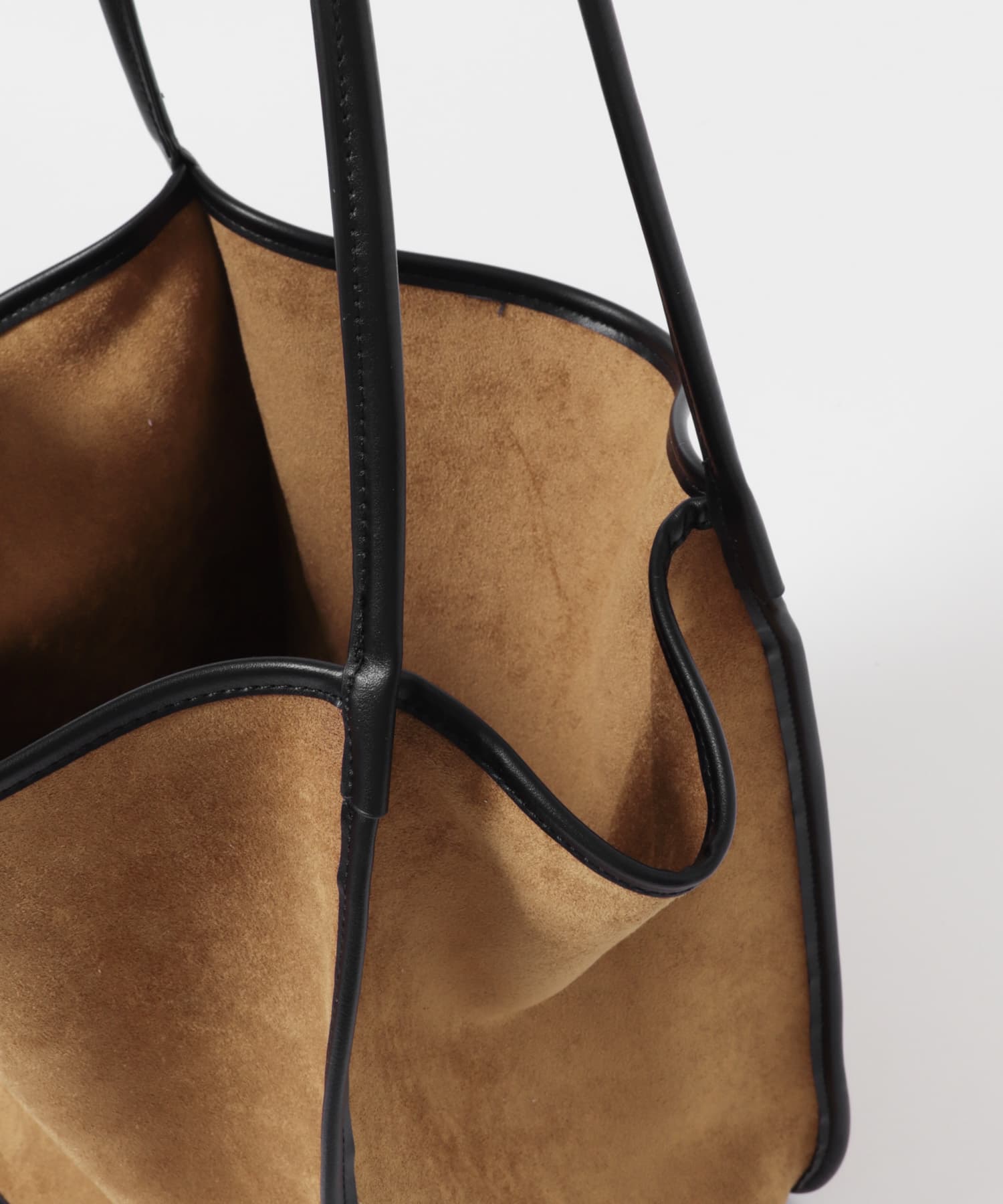 IOMMI　パイピングハンドルバッグ BROWN Free