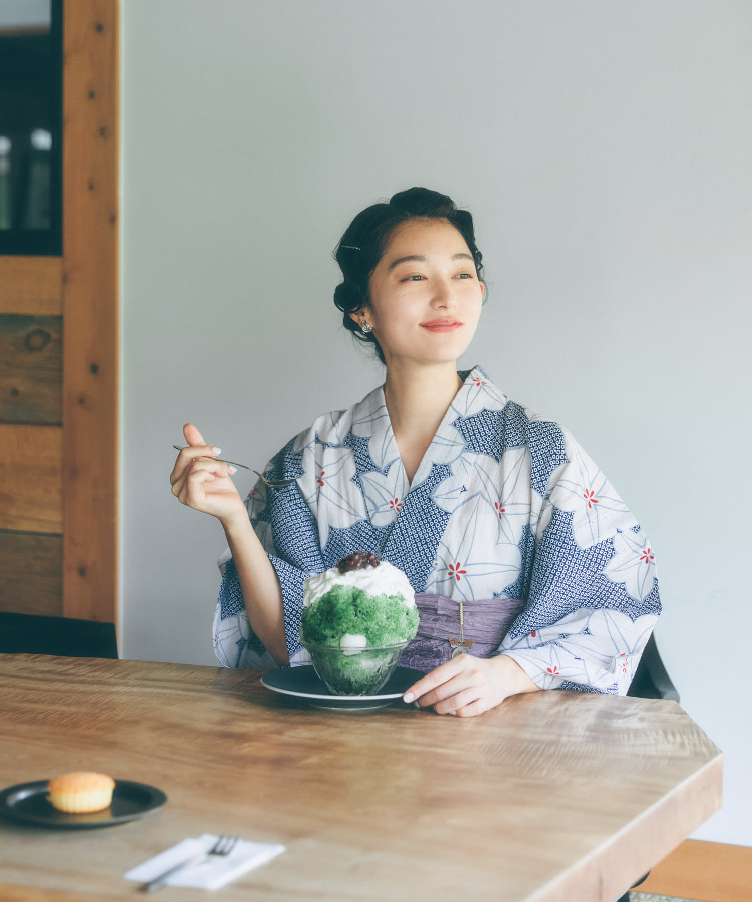 浴衣リメイク　藍染色　LL前後フリーサイズ　丈128 カット可　乱菊　朝顔　桔梗 別注』浴衣 桔梗疋田(Free 紺): その他｜URBAN RESEARCH公式