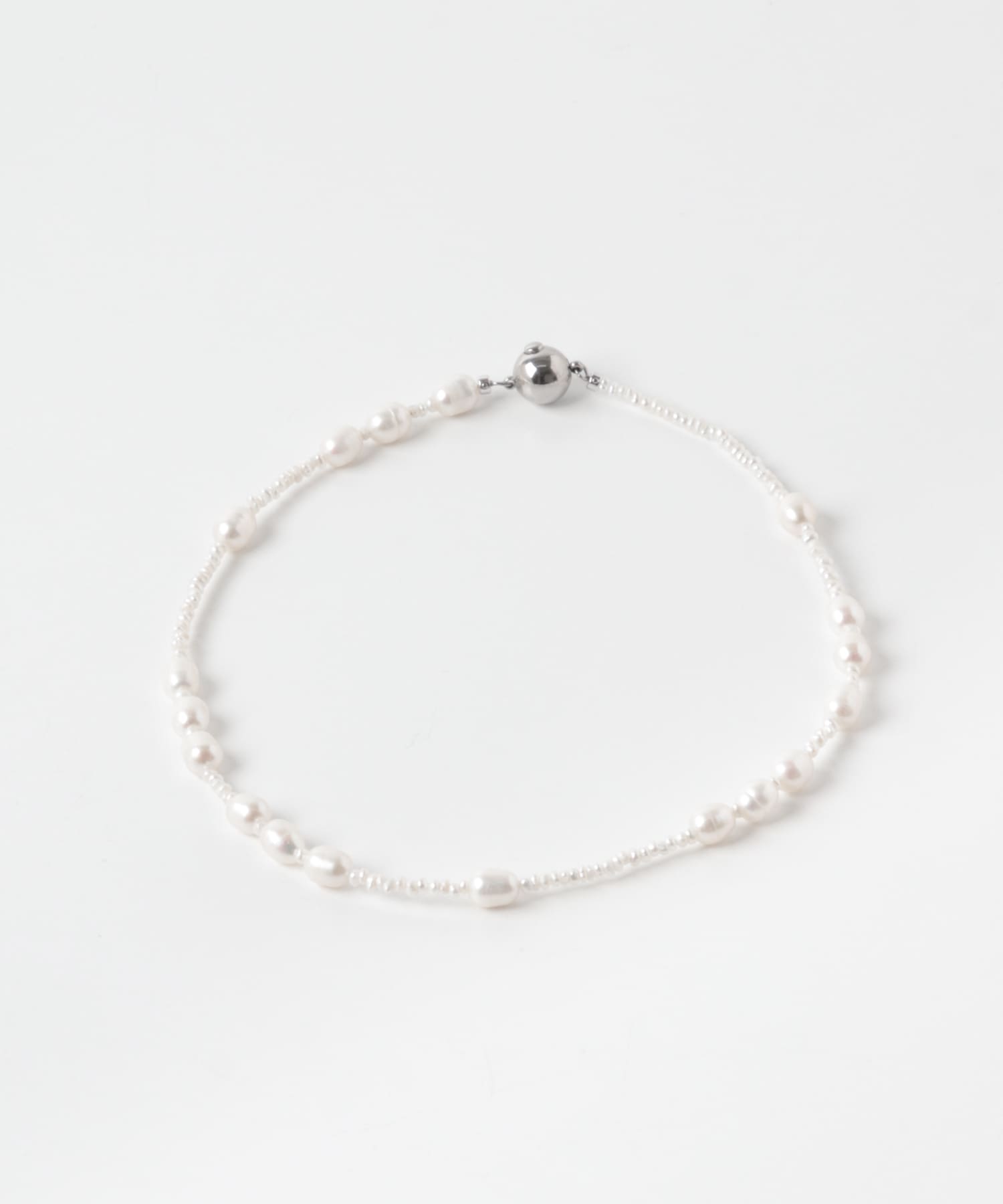 in mood　BABY&RICEPRL 36CM CHOKER WH -