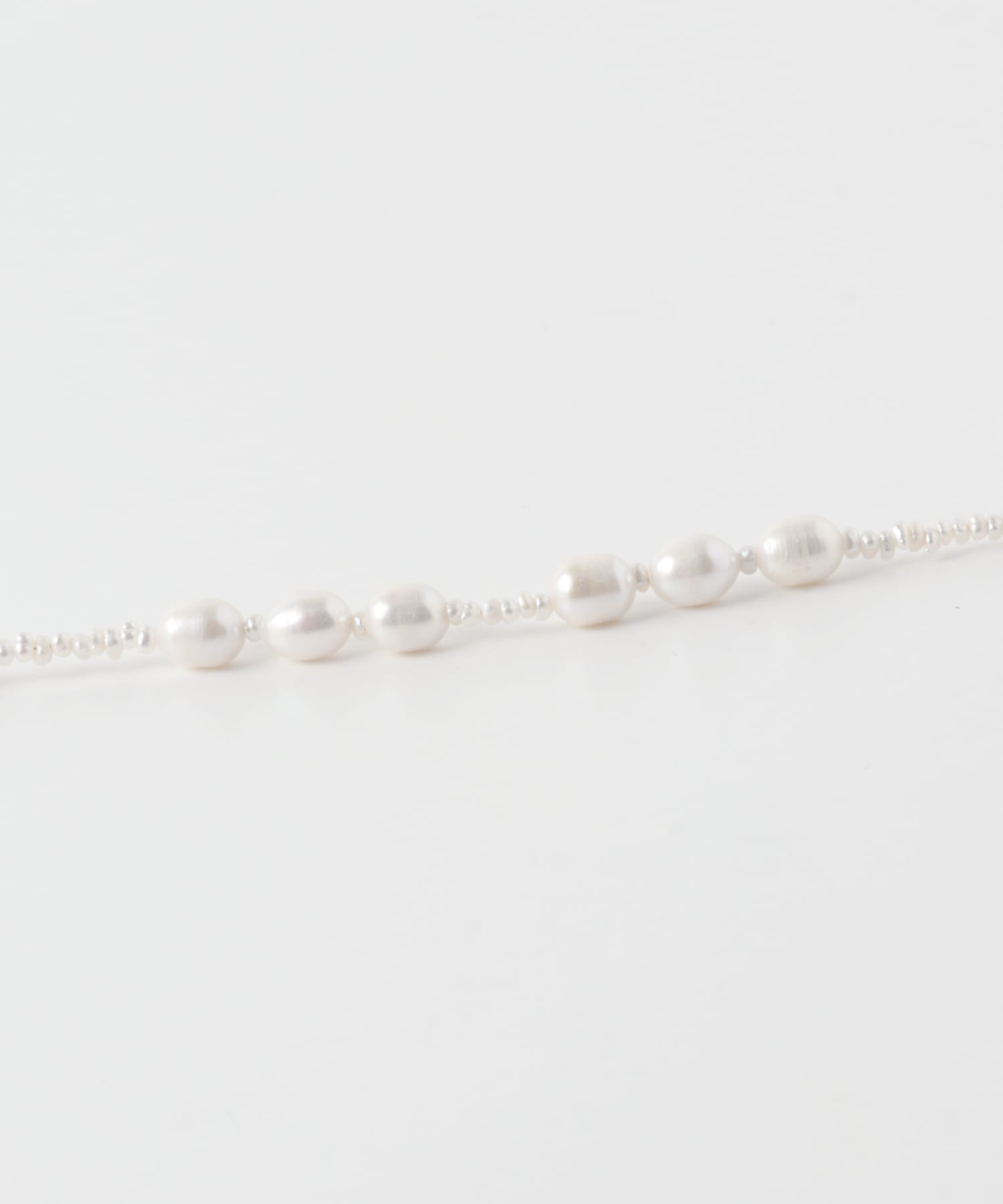 in mood　BABY&RICEPRL 36CM CHOKER WH -