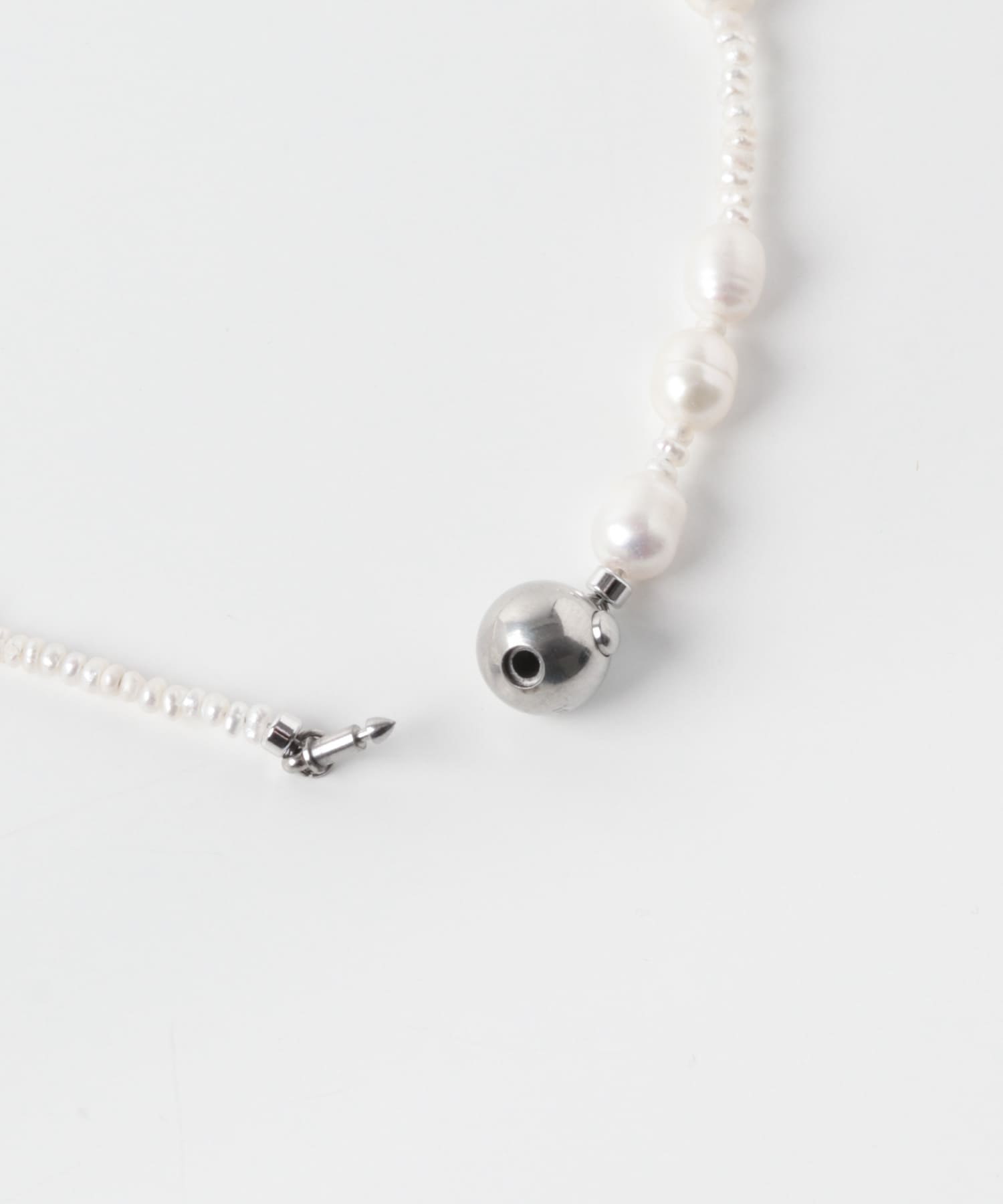 in mood　BABY&RICEPRL 36CM CHOKER WH -