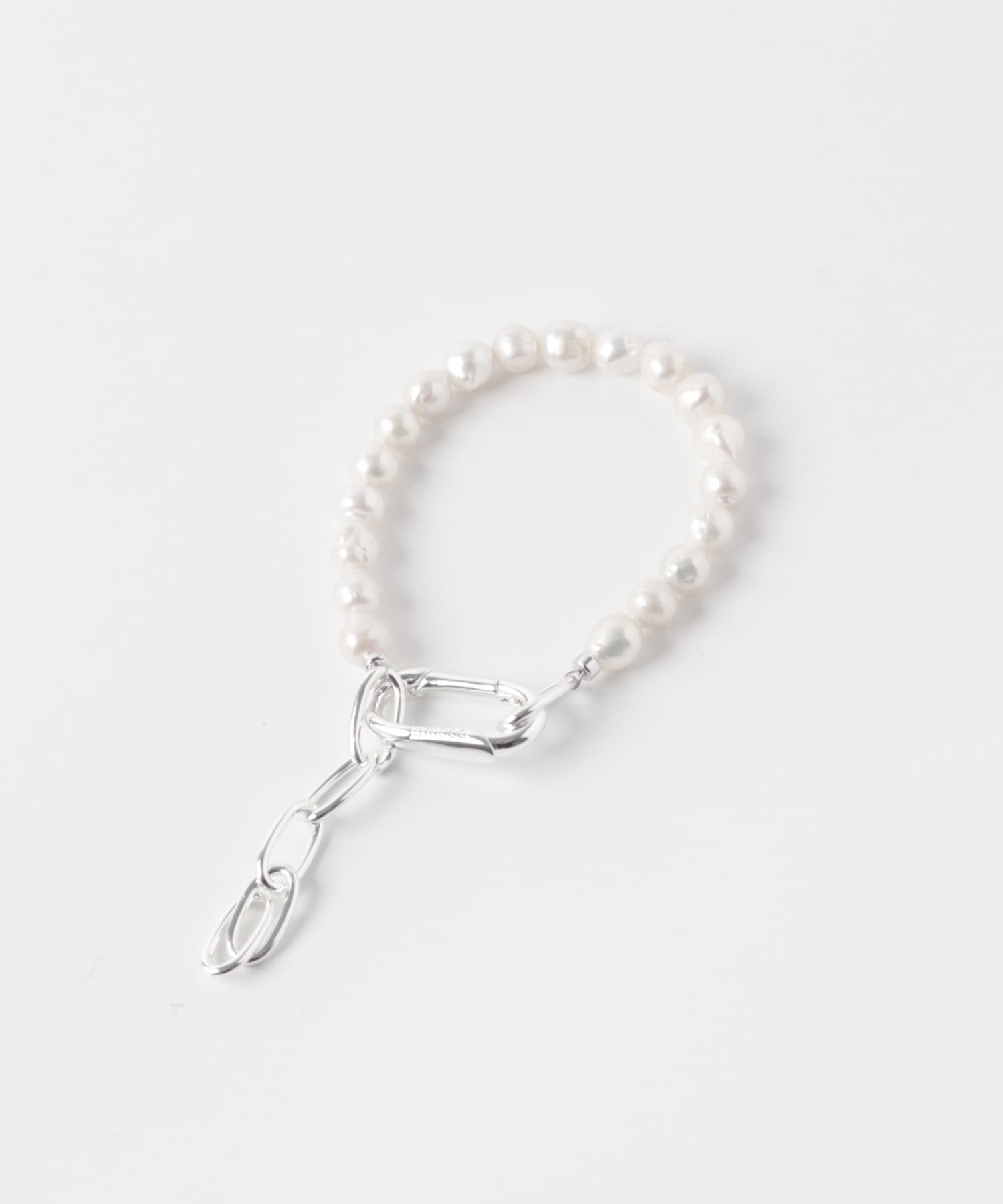 in mood　CLIP PEARL BRACELET SV -