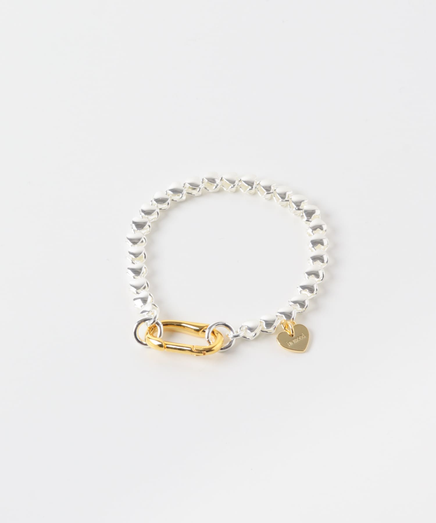 in mood　CLIP HEART BRACELET