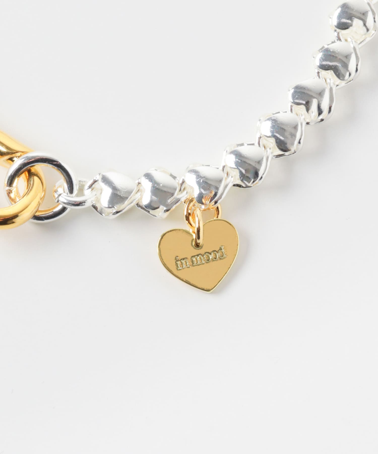 in mood　CLIP HEART BRACELET MIX -