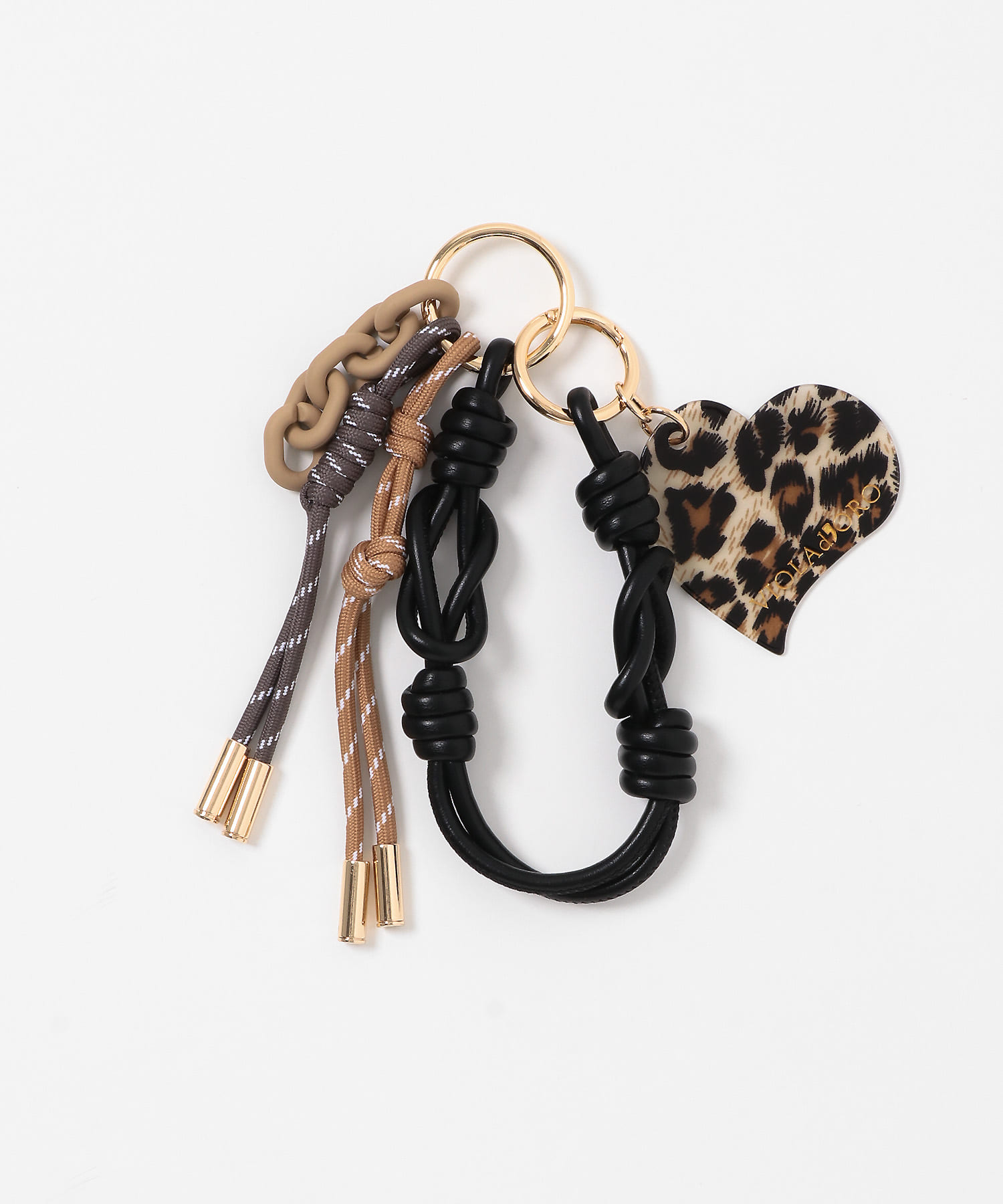 VIOLAd'ORO アクリルコードバッグチャーム(- LEOWHT): ファッション
