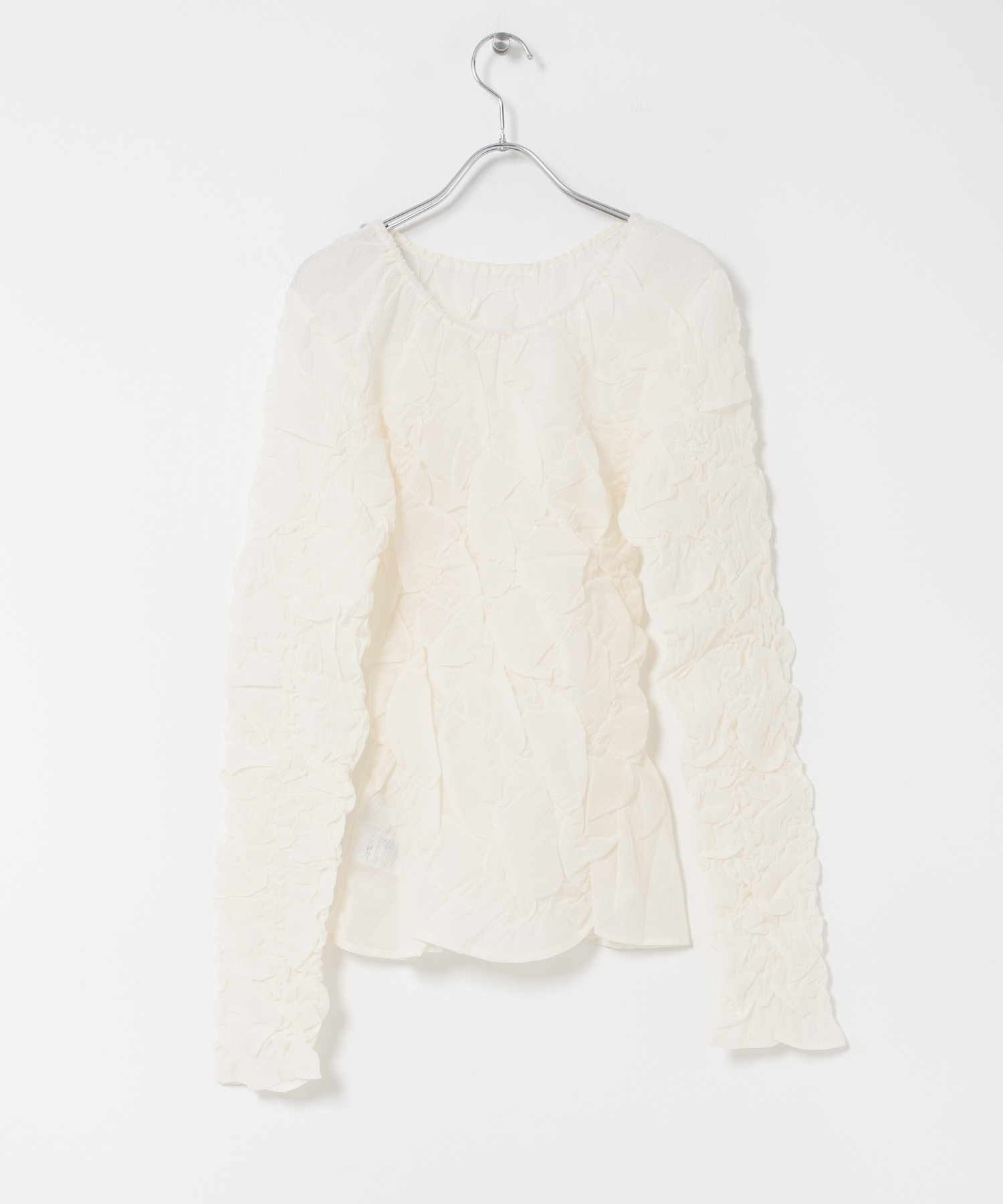Mewl　シャーリングTOPS OWHITE Free
