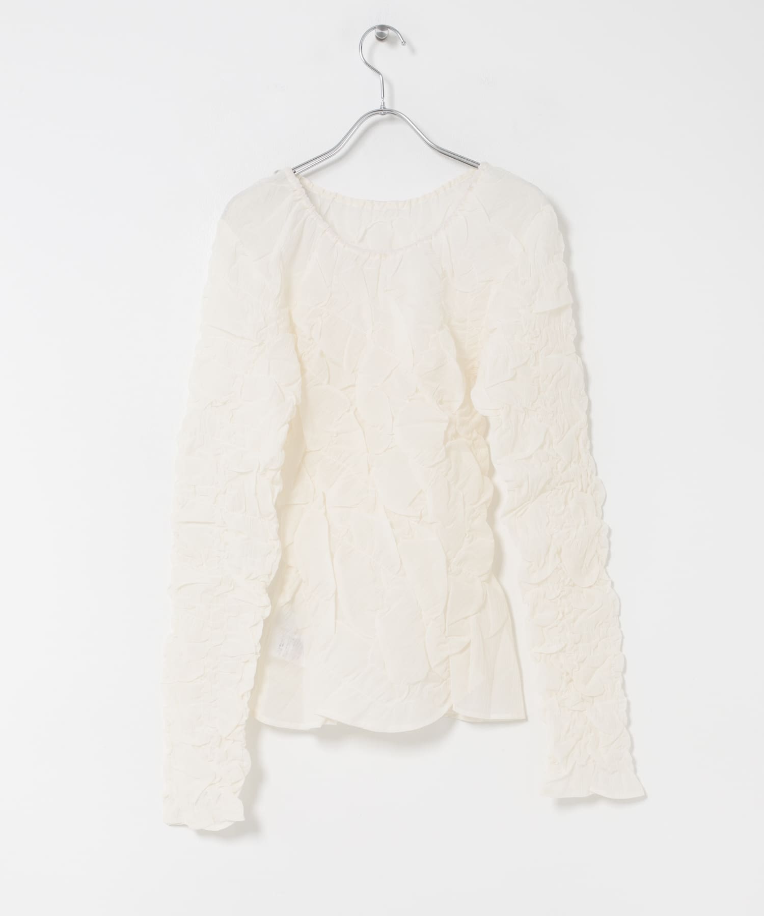 Mewl　シャーリングTOPS OWHITE Free