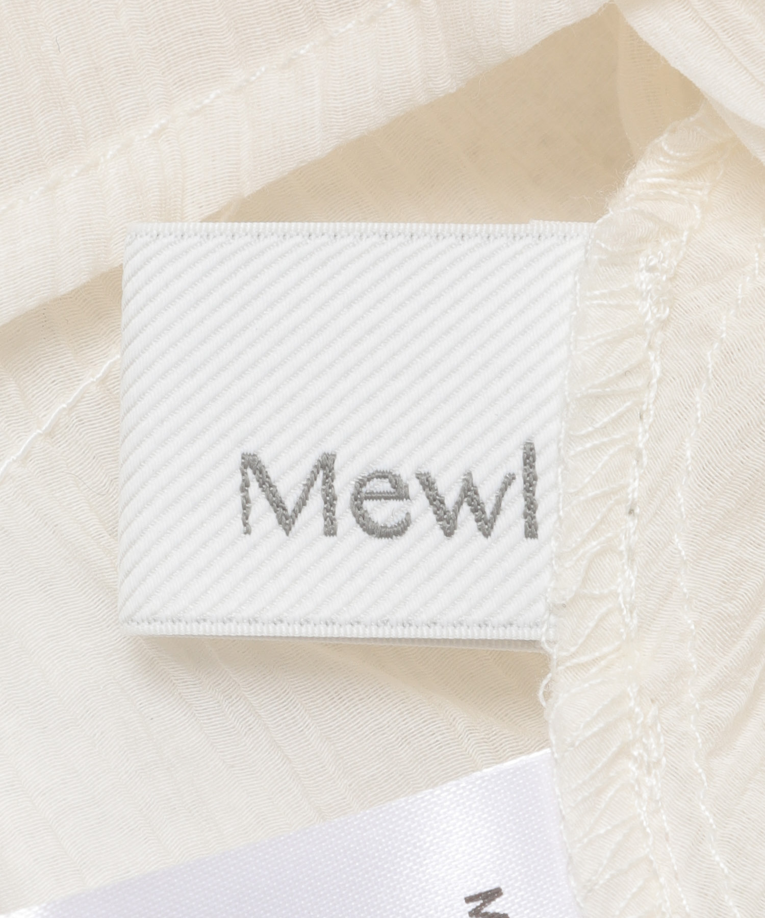Mewl　シャーリングTOPS OWHITE Free