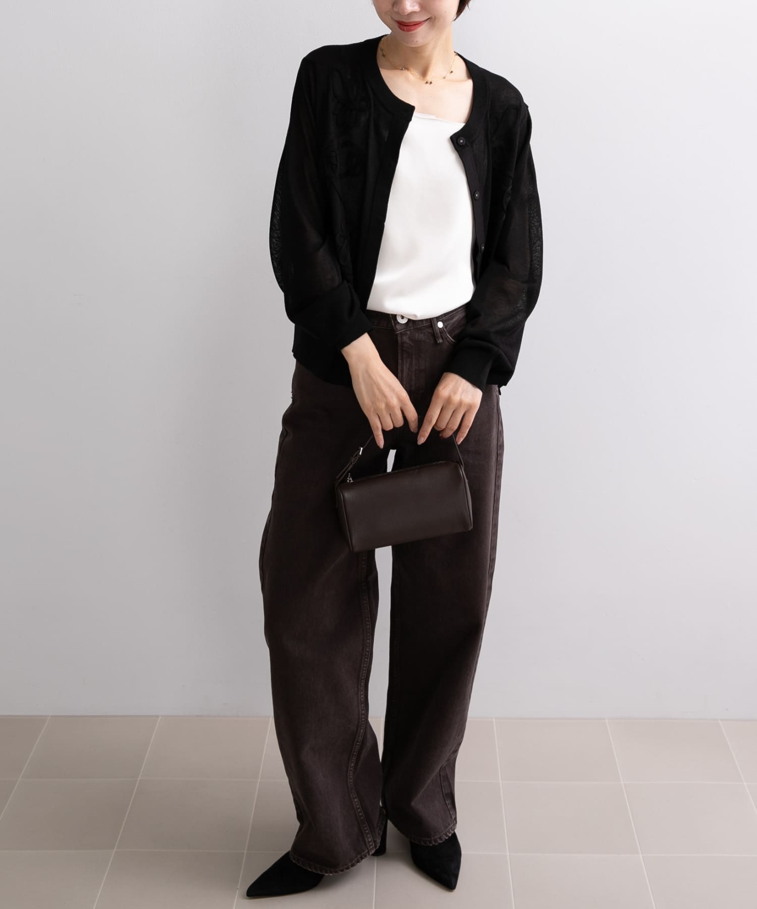 身長：158cm サイズ：Free