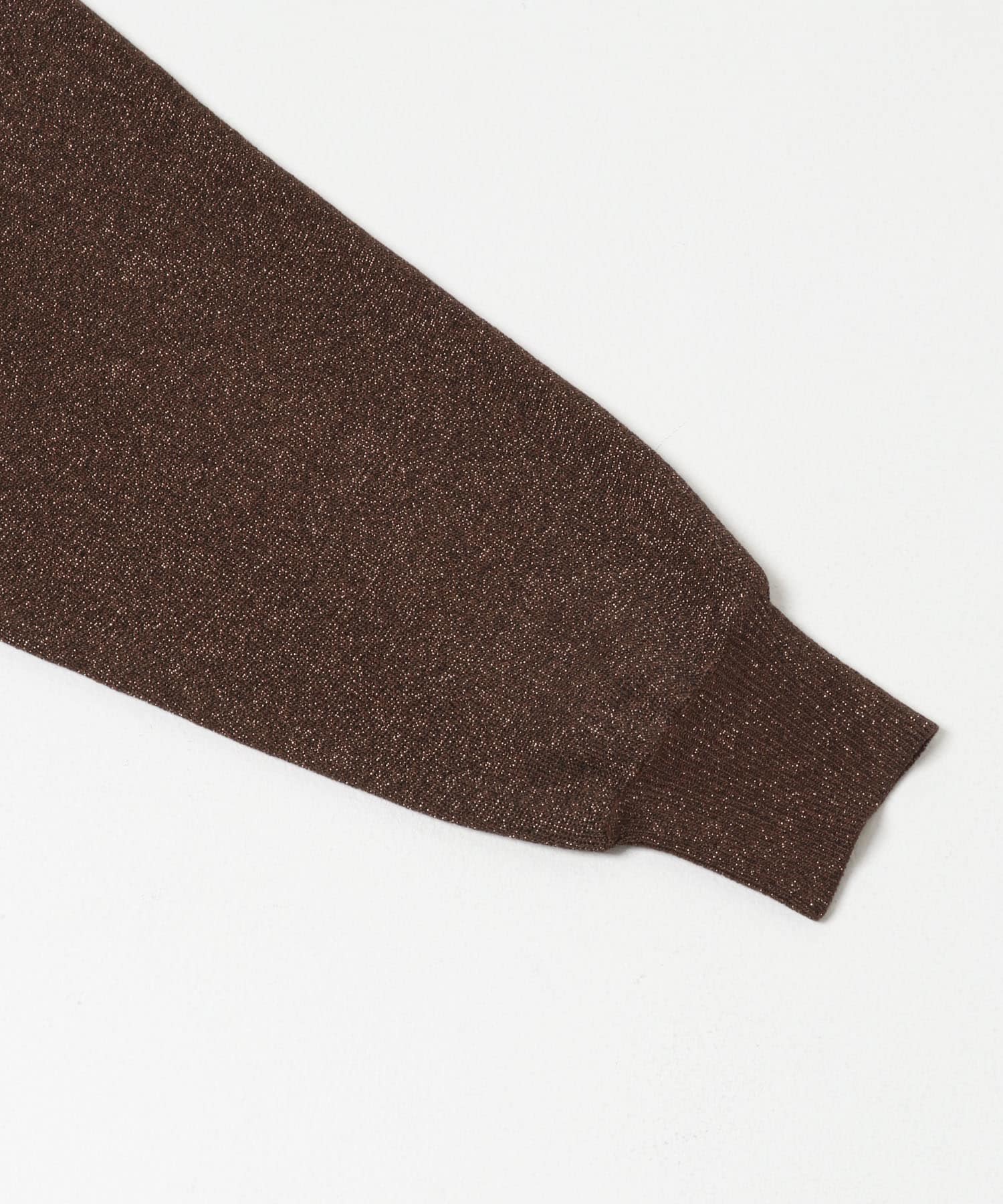 Torrazzo Donna　LAMEYARN DOLMAN SLEEVE KNIT BROWN Free