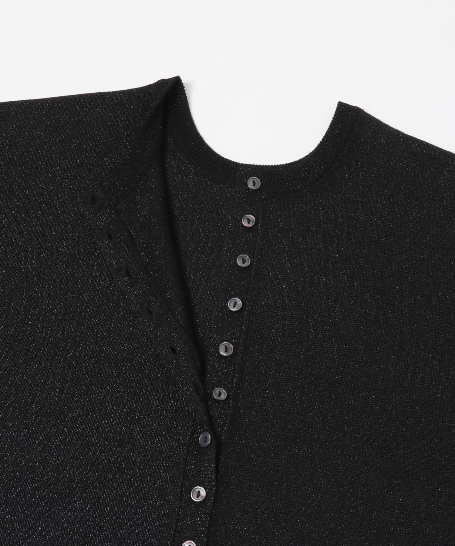 Torrazzo Donna　LAMEYARN DOLMAN SLEEVE KNIT BLACK Free