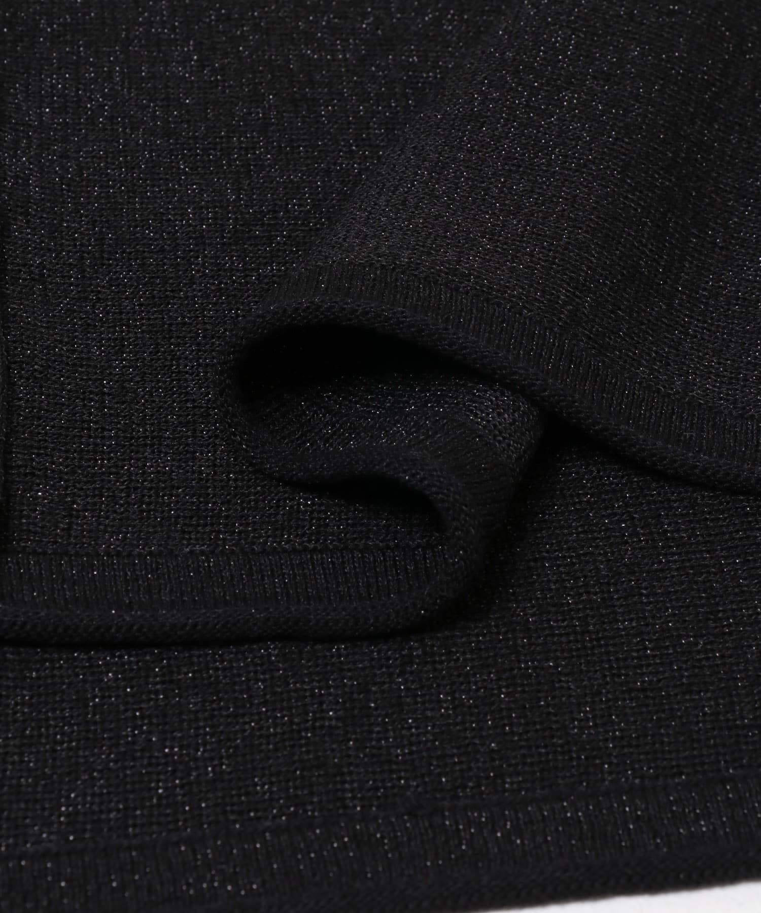 Torrazzo Donna　LAMEYARN DOLMAN SLEEVE KNIT BLACK Free