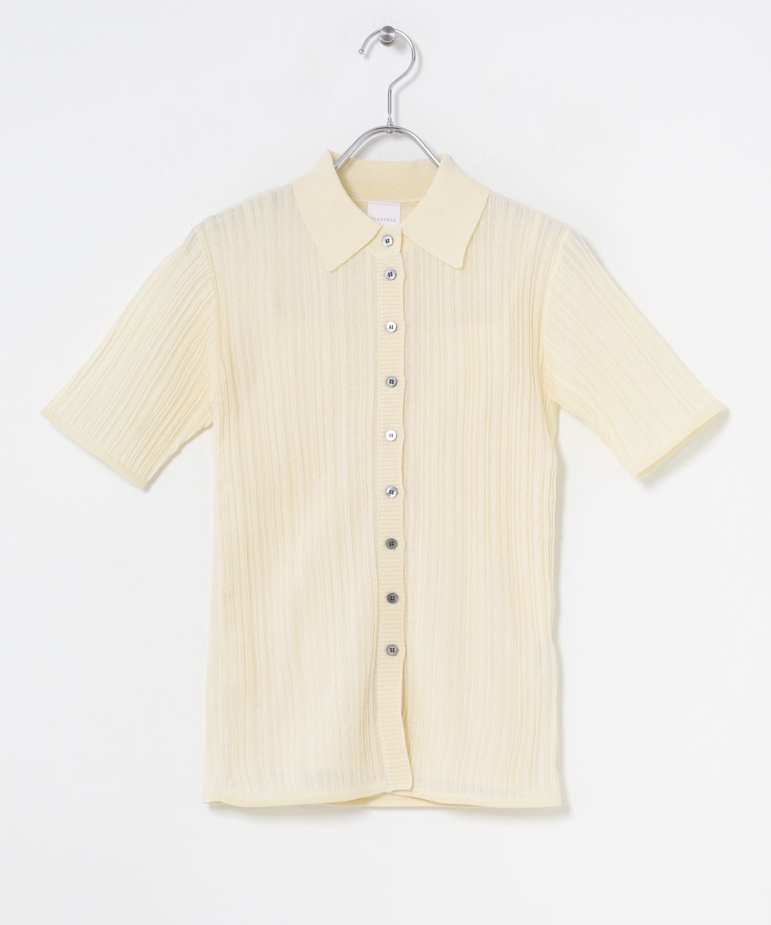 ELENDEEK SHEER PLEATS KNIT TOP(Free PNK): トップス｜URBAN RESEARCH