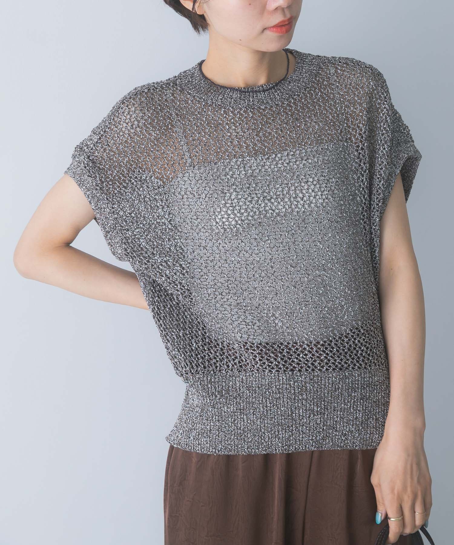 ELENDEEK　MELANGE MESH KNIT