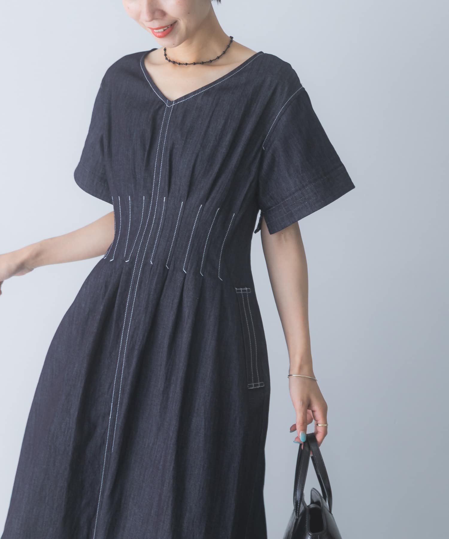 ELENDEEK WAIST TUCKED ONE-PIECE(1 IDG): ワンピース｜URBAN RESEARCH