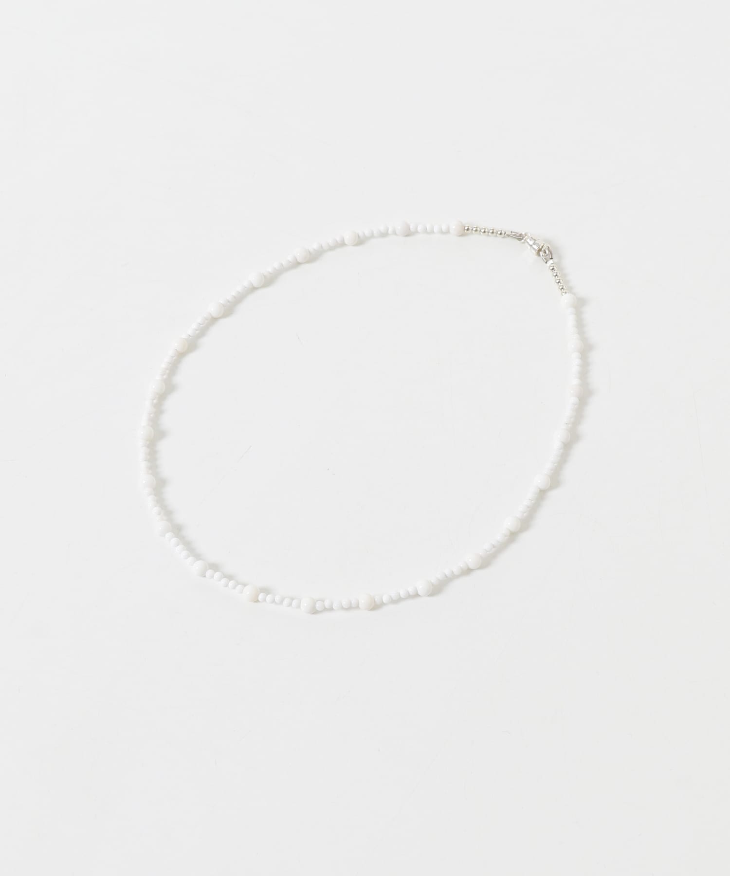 LAPUIS　SV ROUND STONE NECKLACE