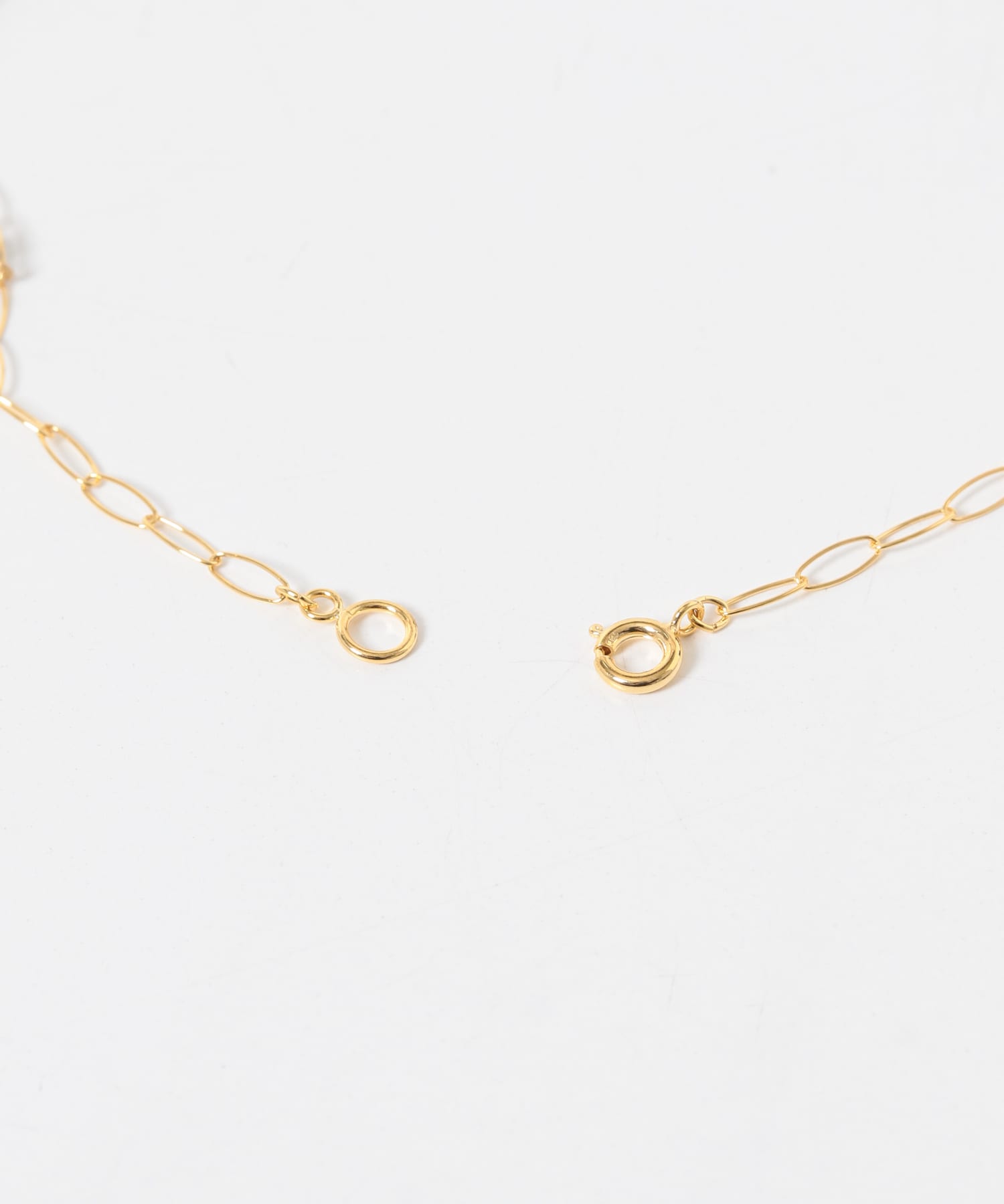 LAPUIS　SV PETIT STONE NECKLACE GOLDBLUE -