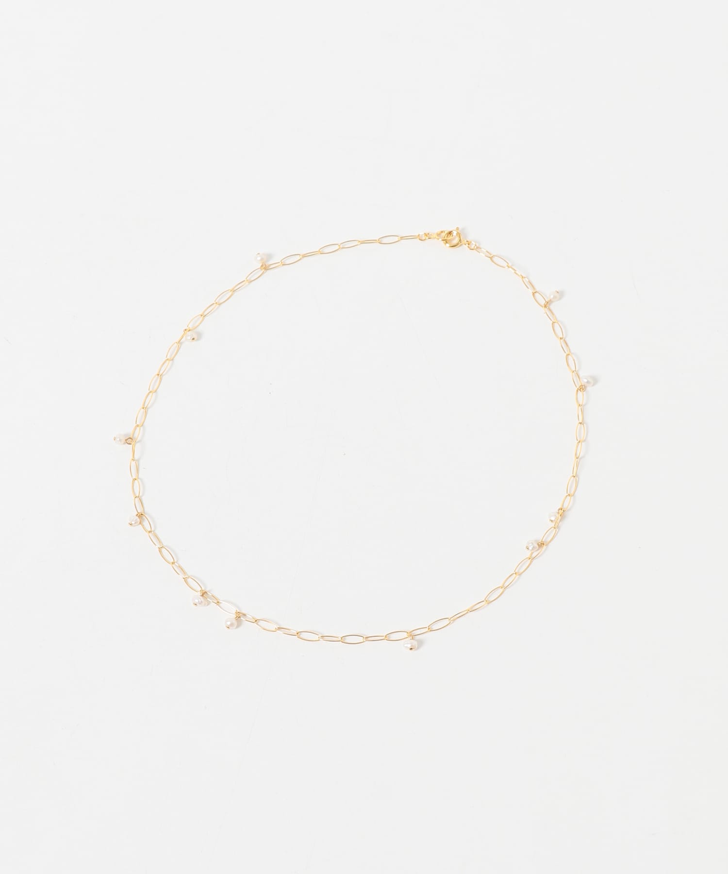 LAPUIS　SV PETIT STONE NECKLACE