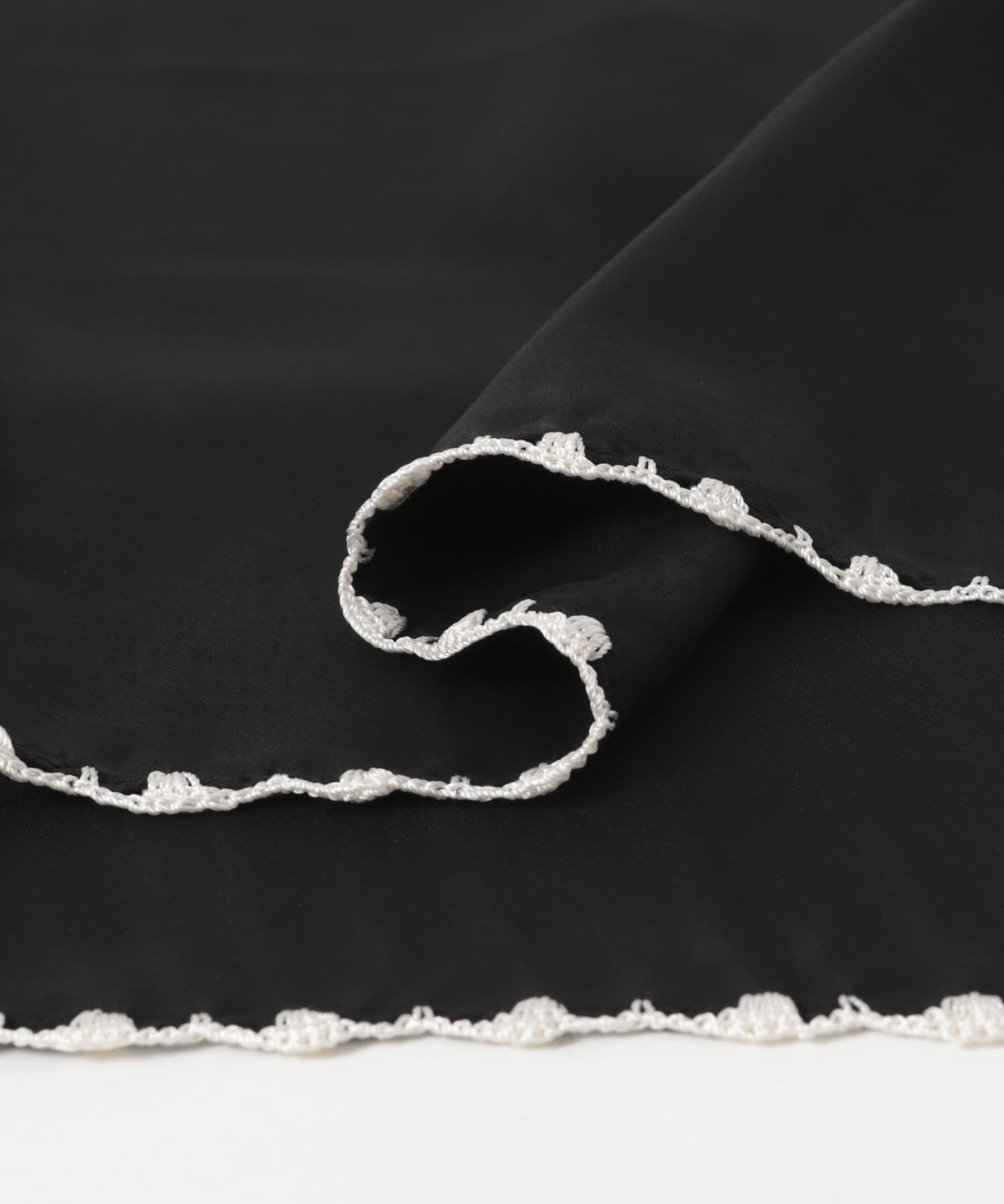 JAMIRAY　CROCHET SCARF BLACK One