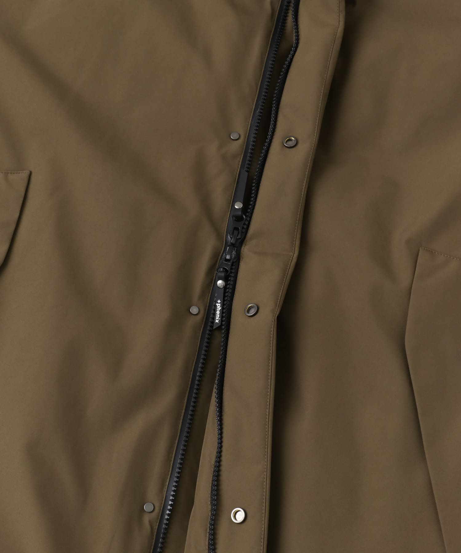 『別注』+phenix　WINDSTOPPER by GORE-TEX LABS ダウンコート BROWN S