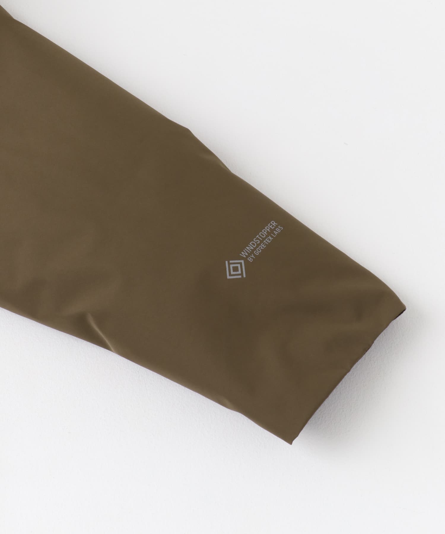 『別注』+phenix　WINDSTOPPER by GORE-TEX LABS ダウンコート BROWN S