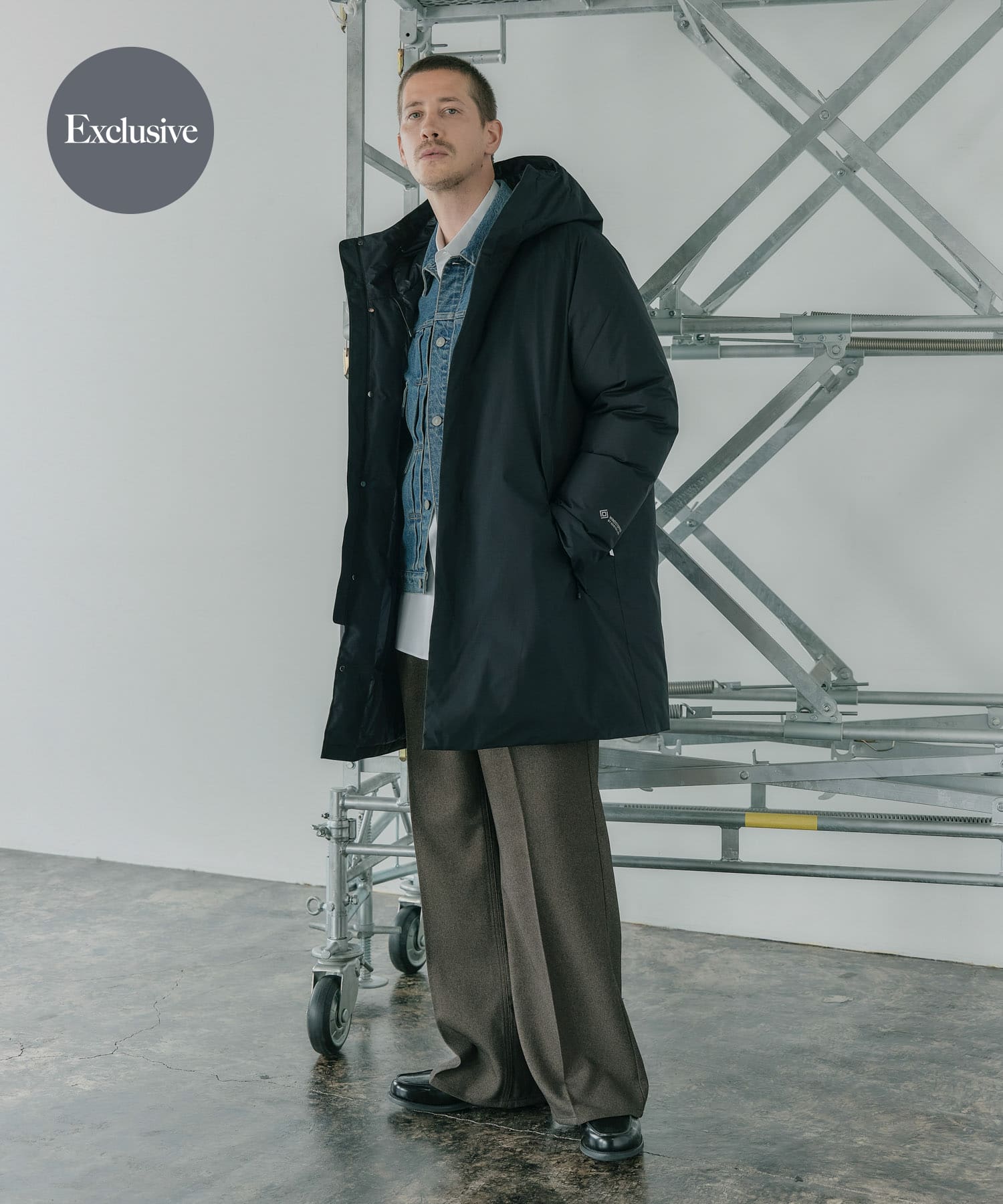 『別注』+phenix　WINDSTOPPER by GORE-TEX LABS ダウンコート