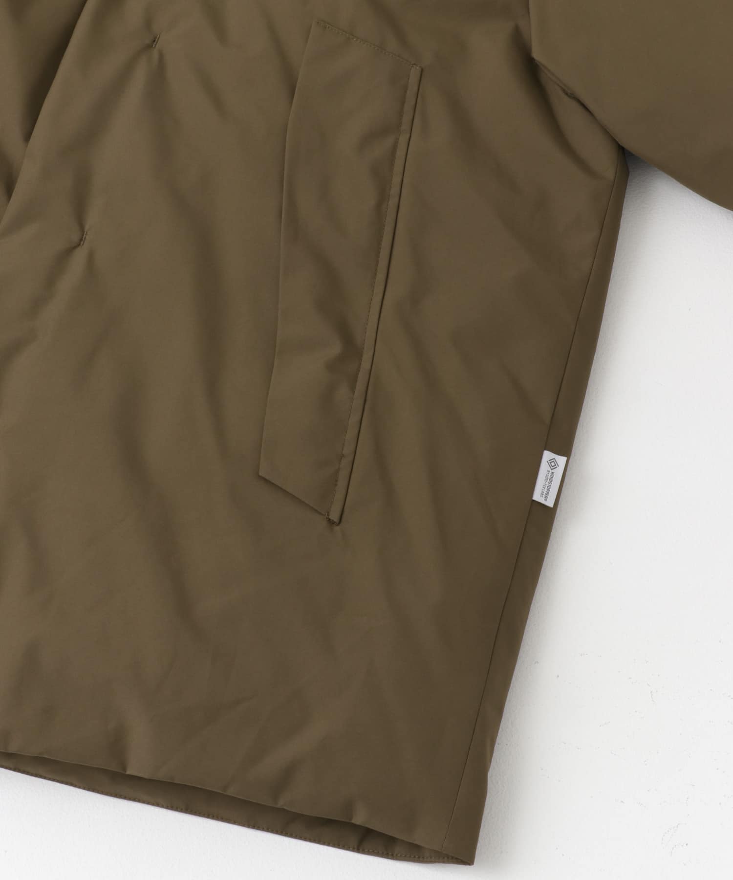 『別注』+phenix　WINDSTOPPER by GORE-TEX LABS ダウンジャケット BROWN S