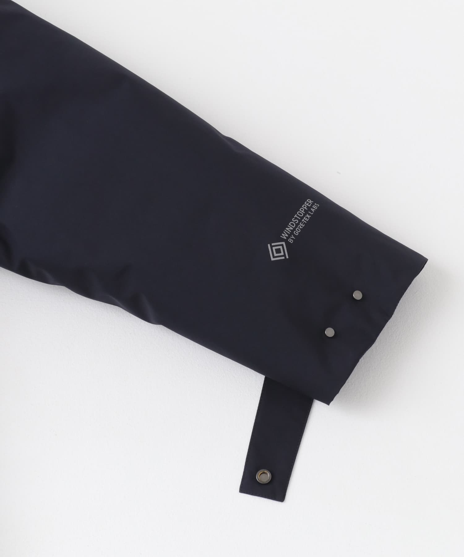 『別注』+phenix　WINDSTOPPER by GORE-TEX LABS ダウンジャケット NAVY S