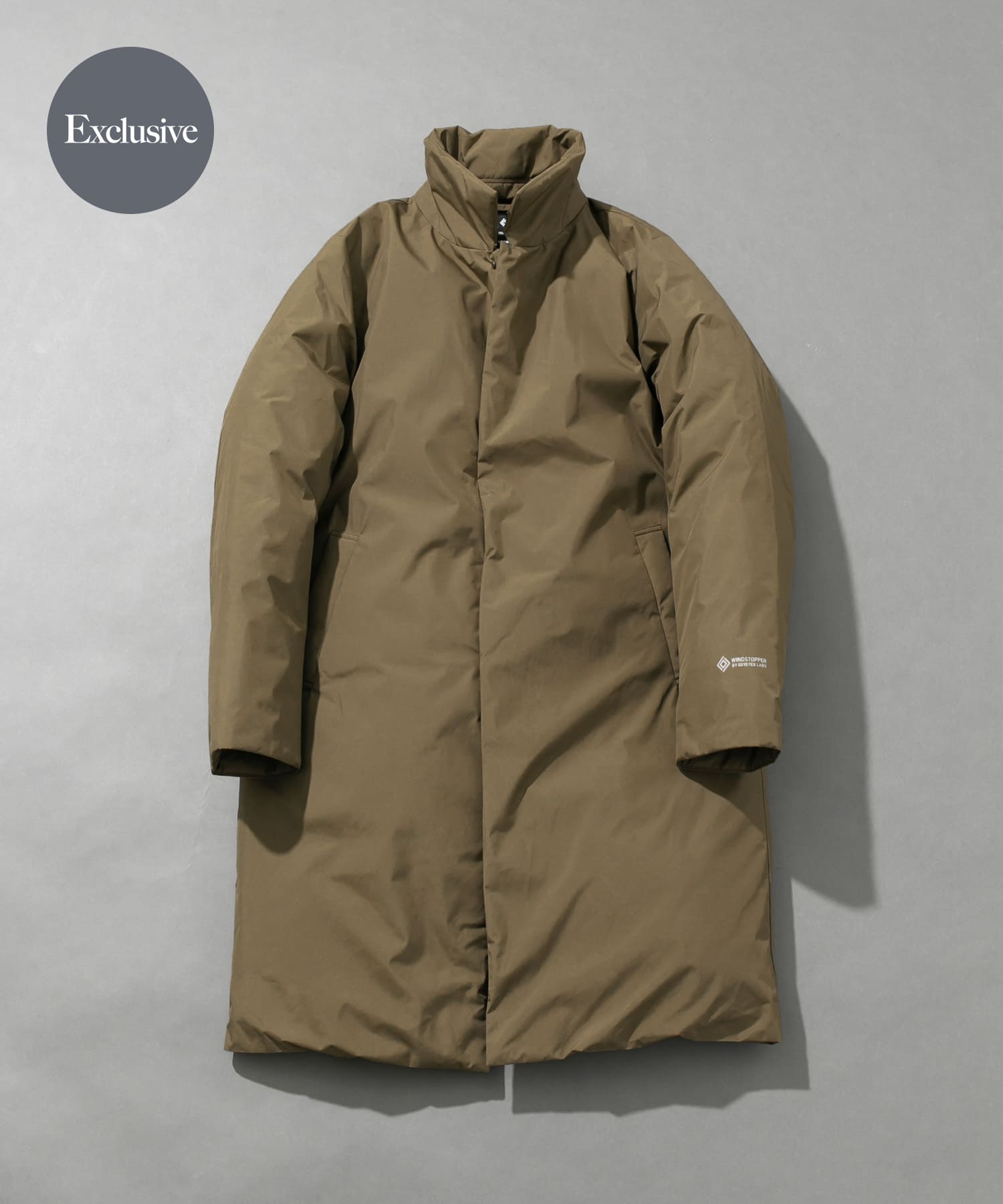 『別注』+phenix　WINDSTOPPER by GORE-TEX LABS スタンドダウンコート