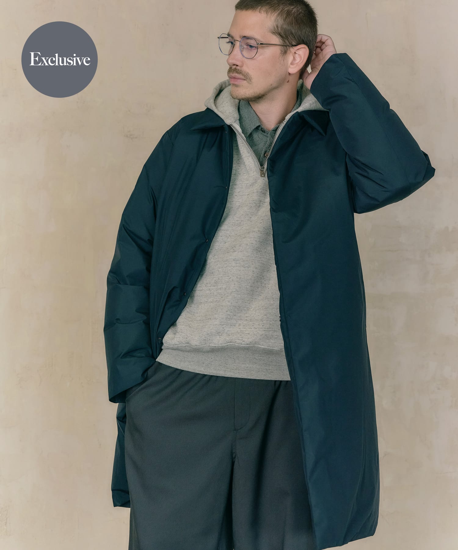 『別注』+phenix　WINDSTOPPER by GORE-TEX LABS スタンドダウンコート
