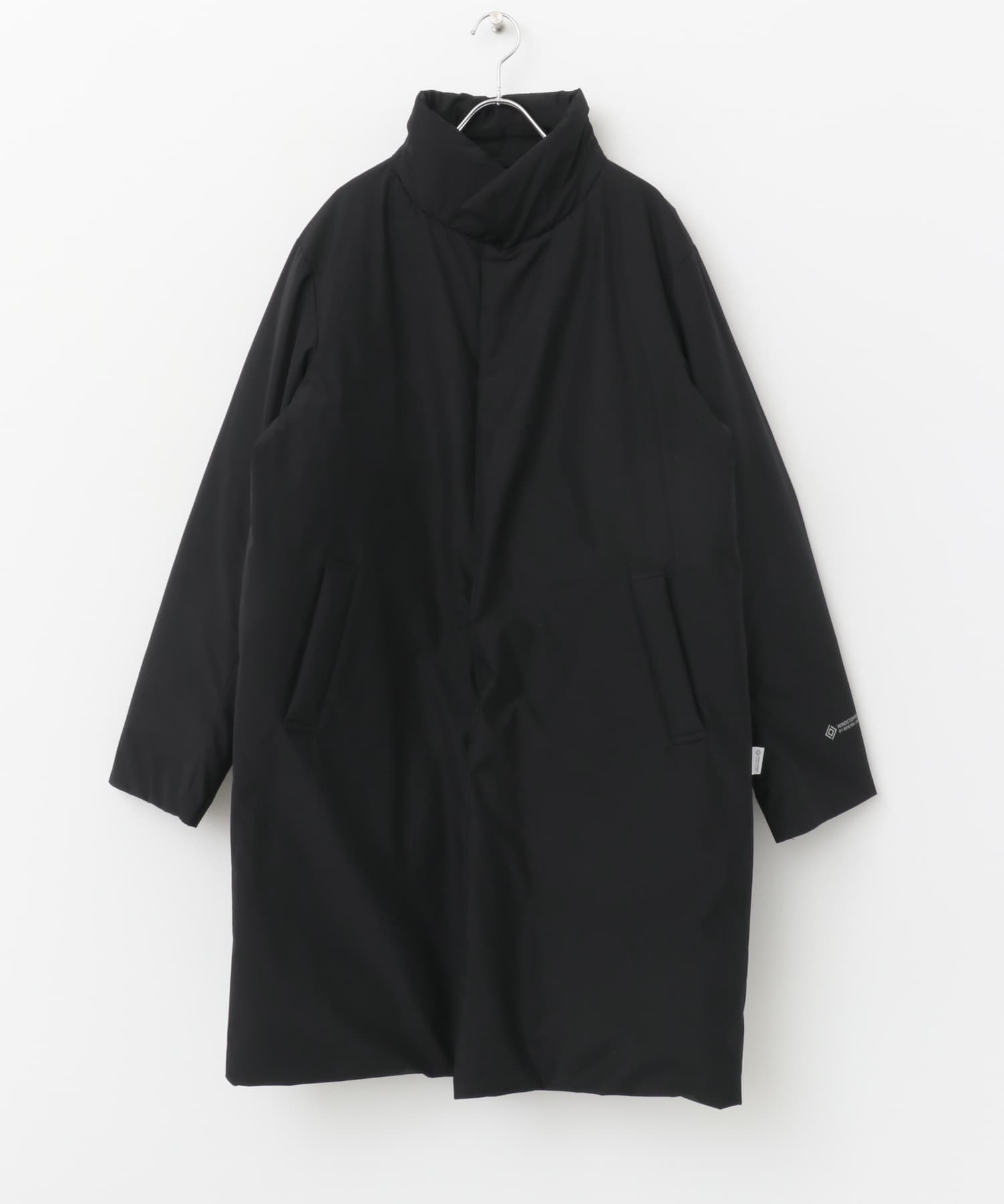 『別注』+phenix　WINDSTOPPER by GORE-TEX LABS スタンドダウンコート BLACK M
