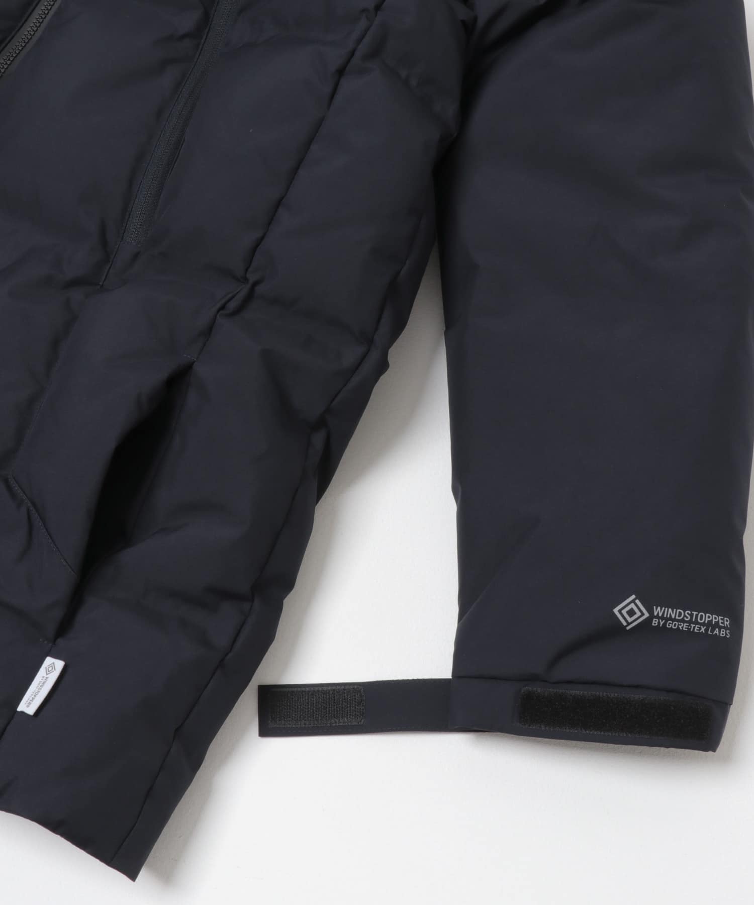 『別注』+phenix　WINDSTOPPER by GORE-TEX LABS 2WAY ダウンジャケット NAVY M