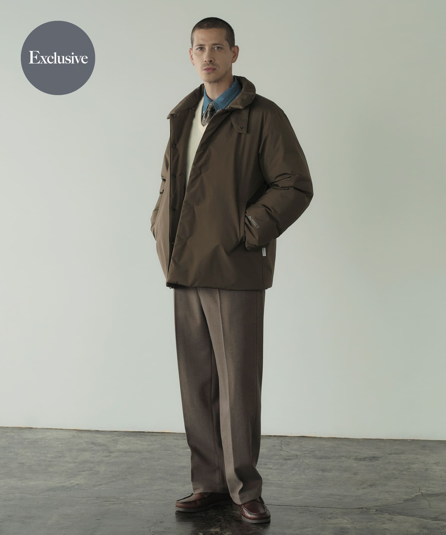 別注』+phenix WINDSTOPPER by GORE-TEX LABS スタンドダウン
