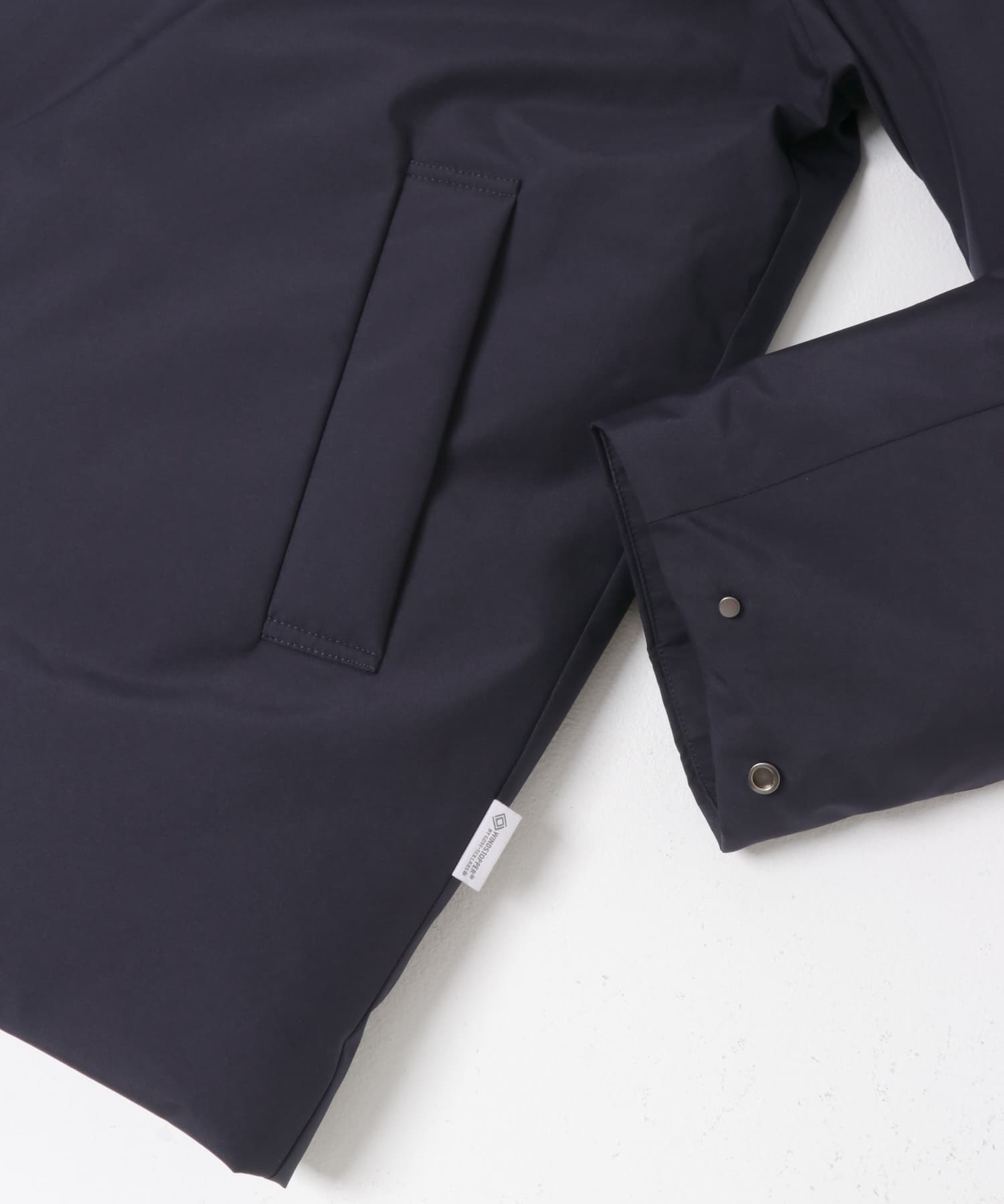 『別注』+phenix　WINDSTOPPER by GORE-TEX LABS スタンドダウンジャケット NAVY M