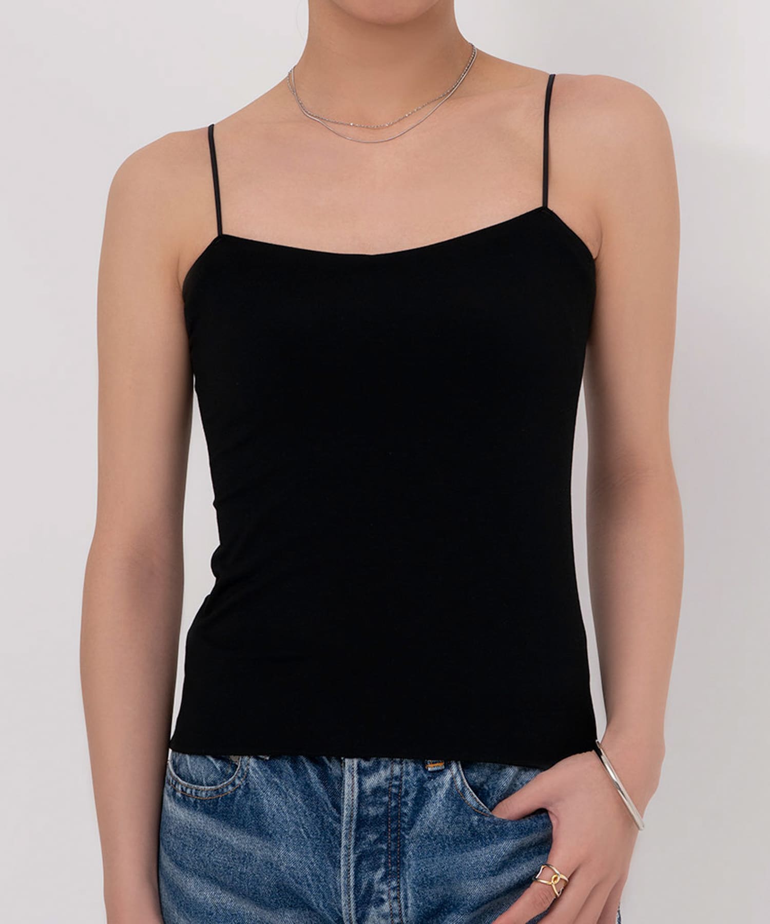 OUR WACOAL カップインベアキャミソール(S WH): トップス｜URBAN
