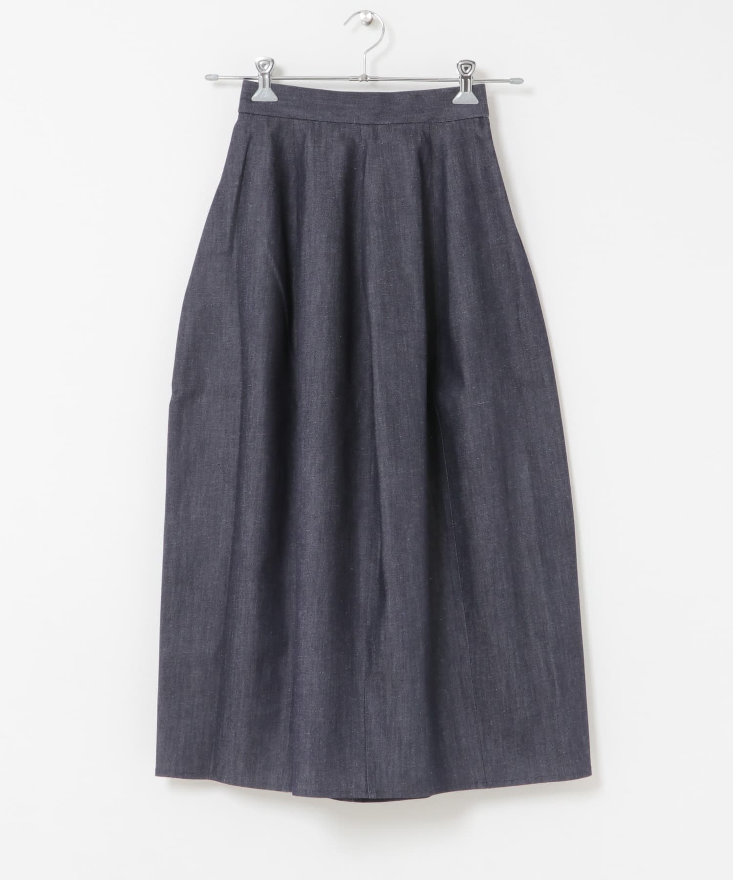 MARILYN MOON DENIM BARREL SKIRT