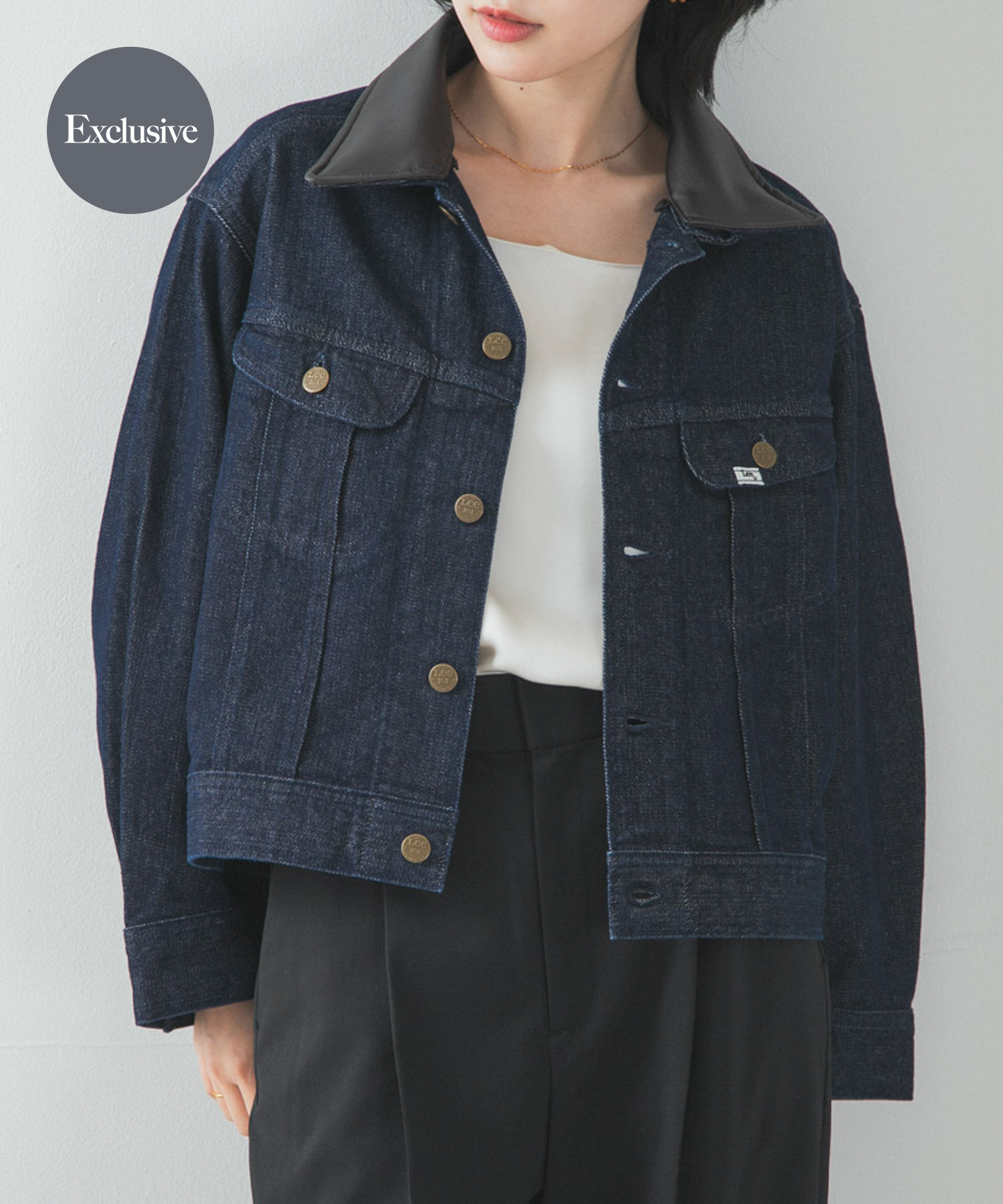 『別注』Lee×ROSSO　2WAY COLLAR SHORT JACKET